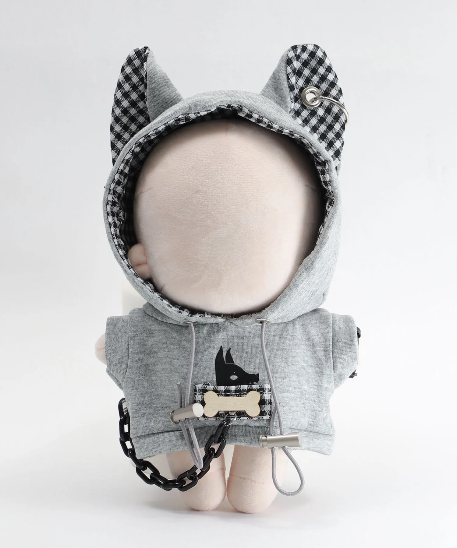 ぬいドッグパンクパーカー20cm
