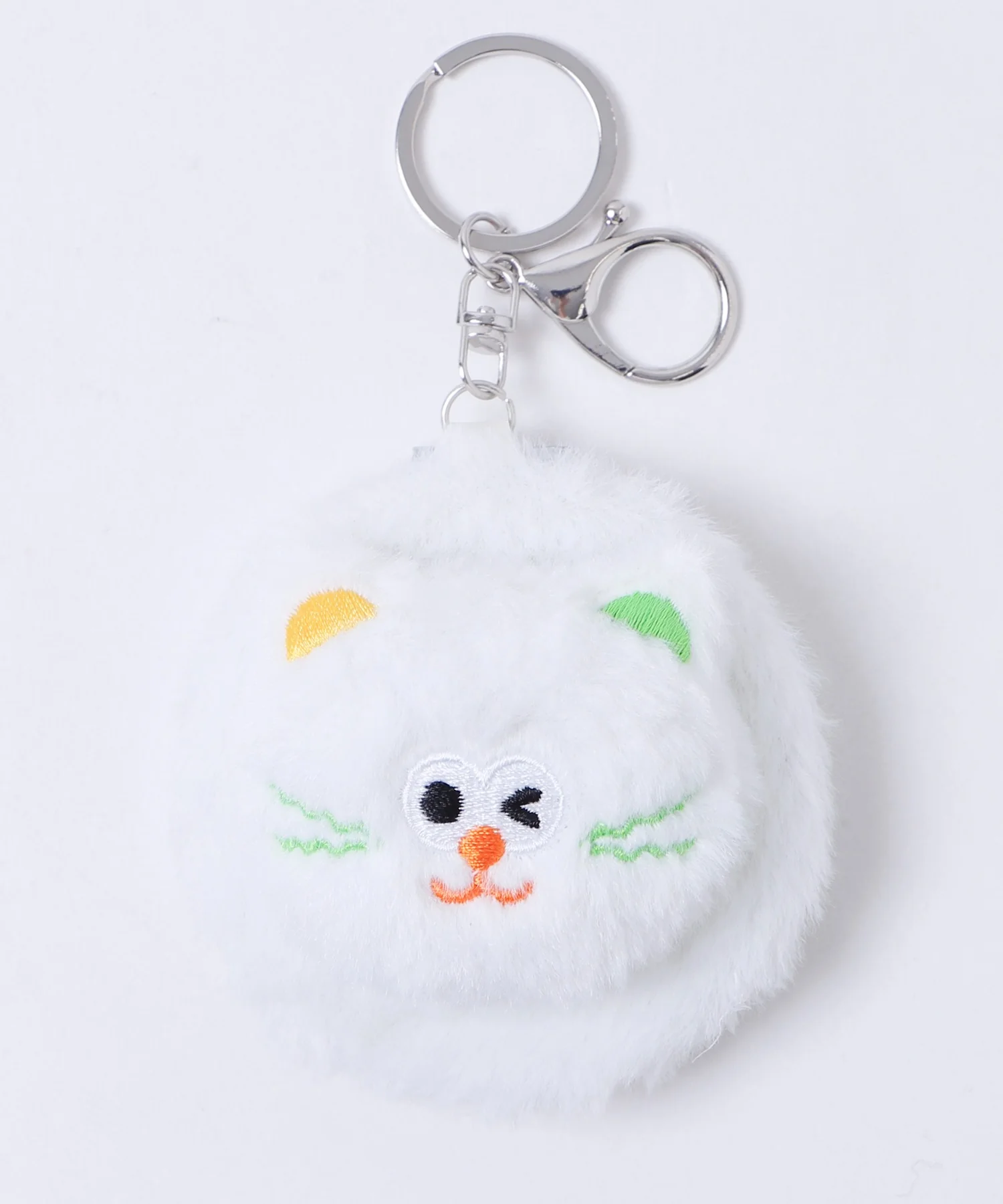 ねこちゃんぬいぐるみミラーキーホルダー - Image 4