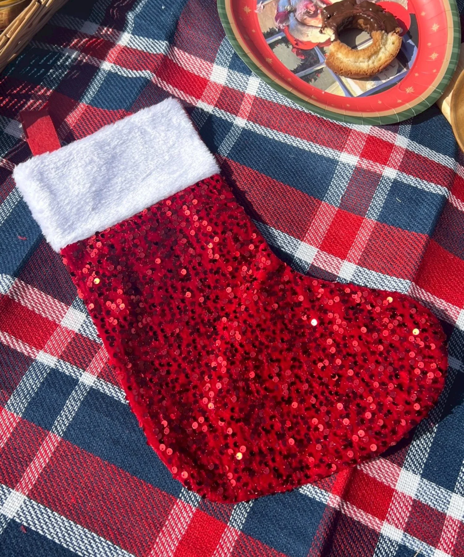 クリスマスキラキラくつした