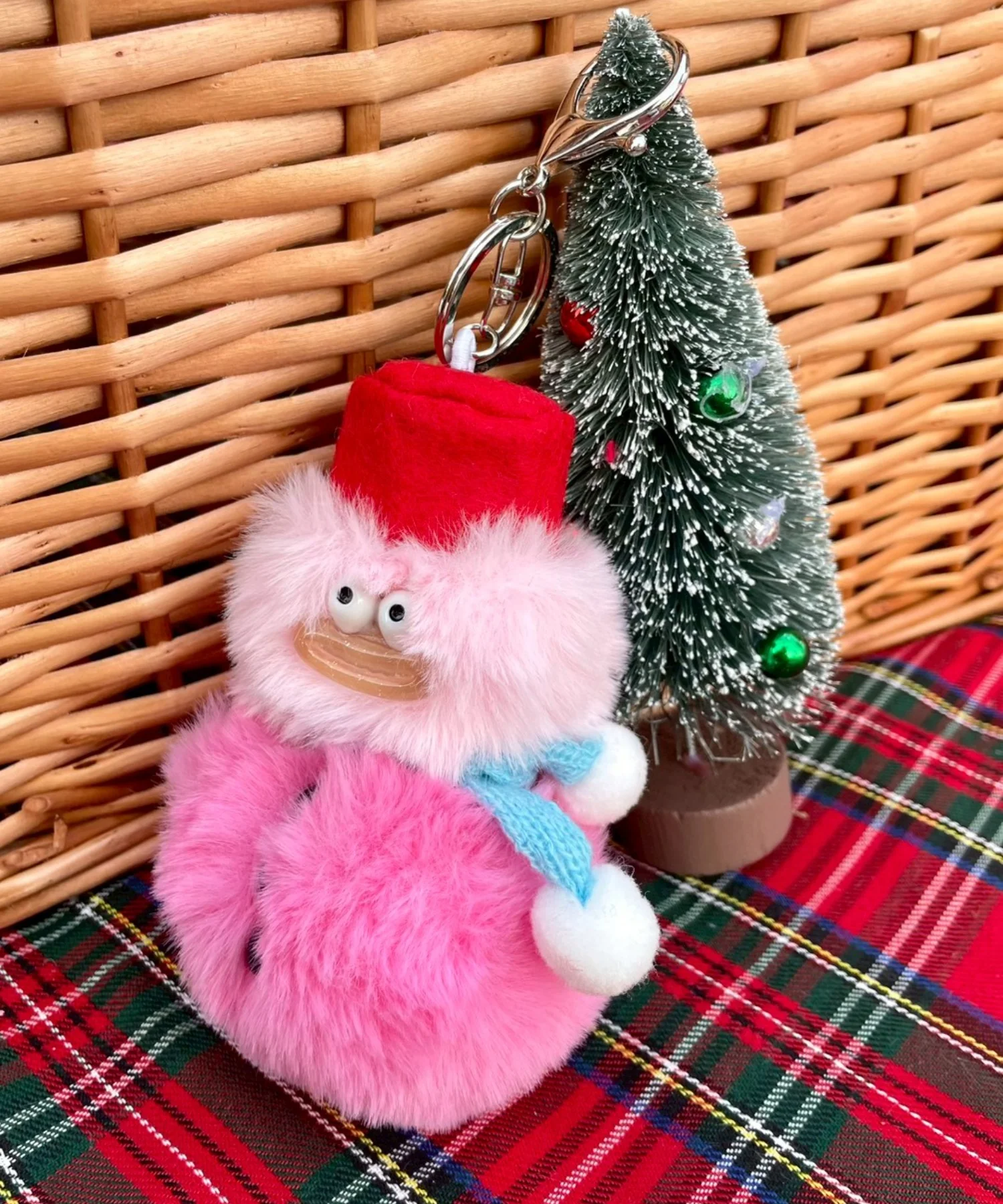BIG雪だるまモンスターぬいぐるみキーホルダー - Image 8