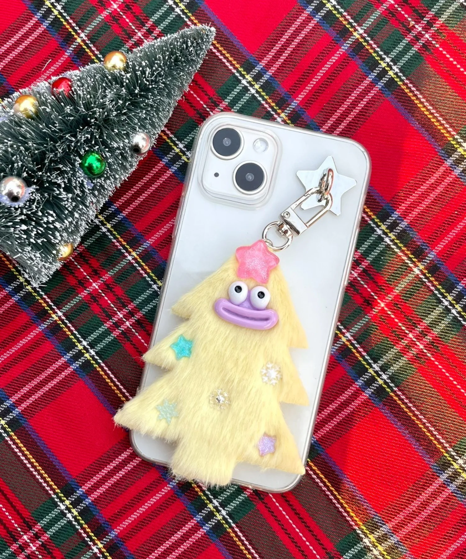 メリースノーツリーモンスターぬいぐるみキーホルダー - Image 5