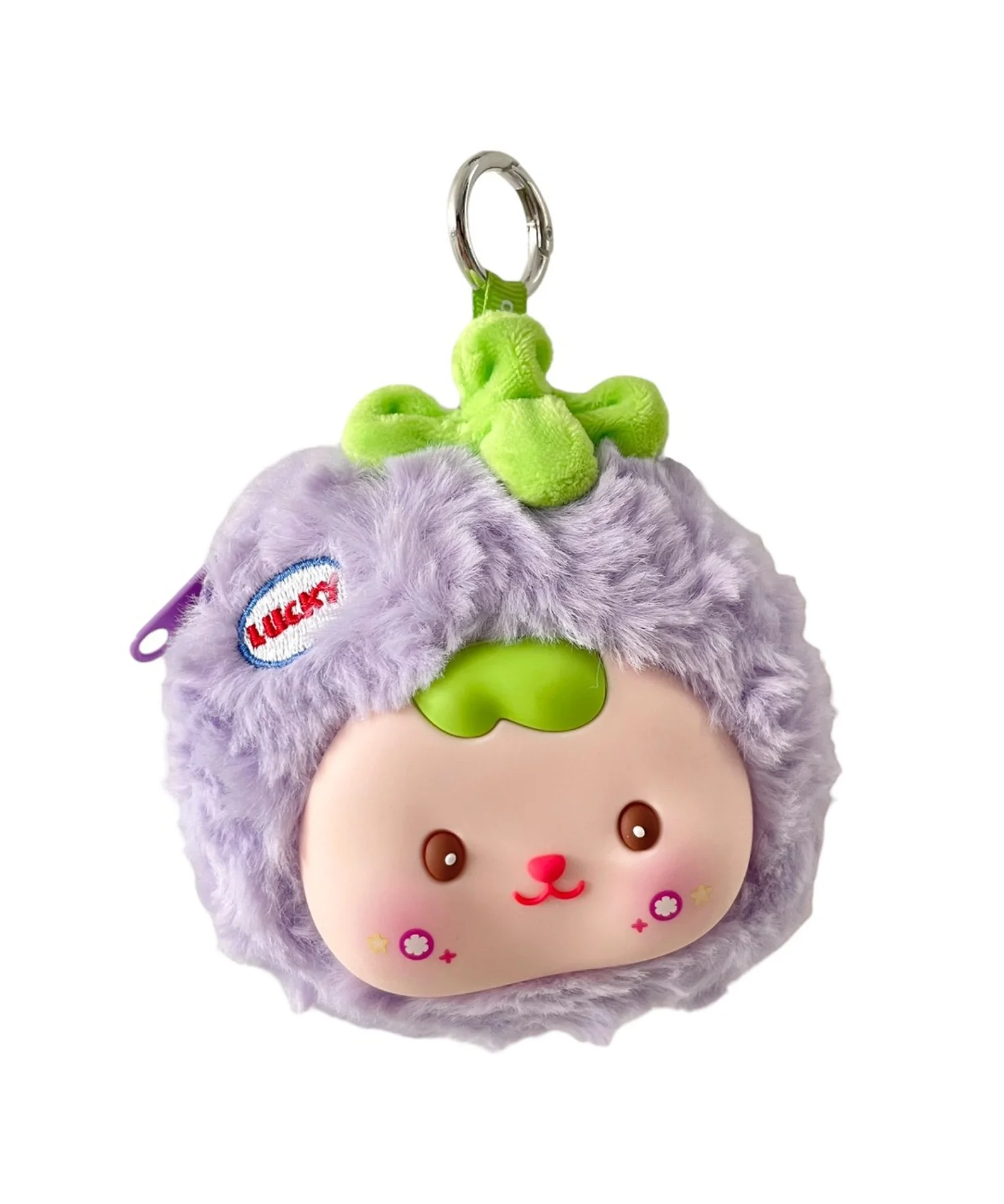 ぷっくりフルーツフェイスぬいぐるみキーホルダー - Image 3