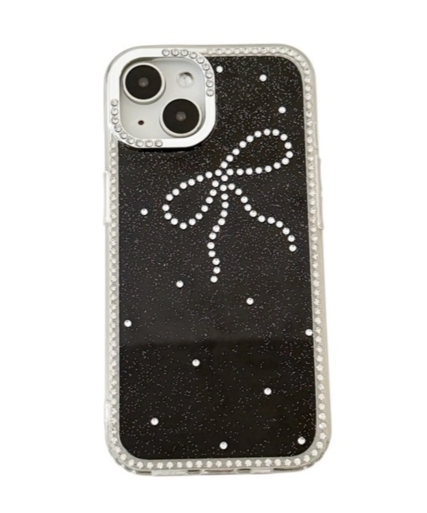 リボンビジューラメiphoneケース（ブラック） - Image 2