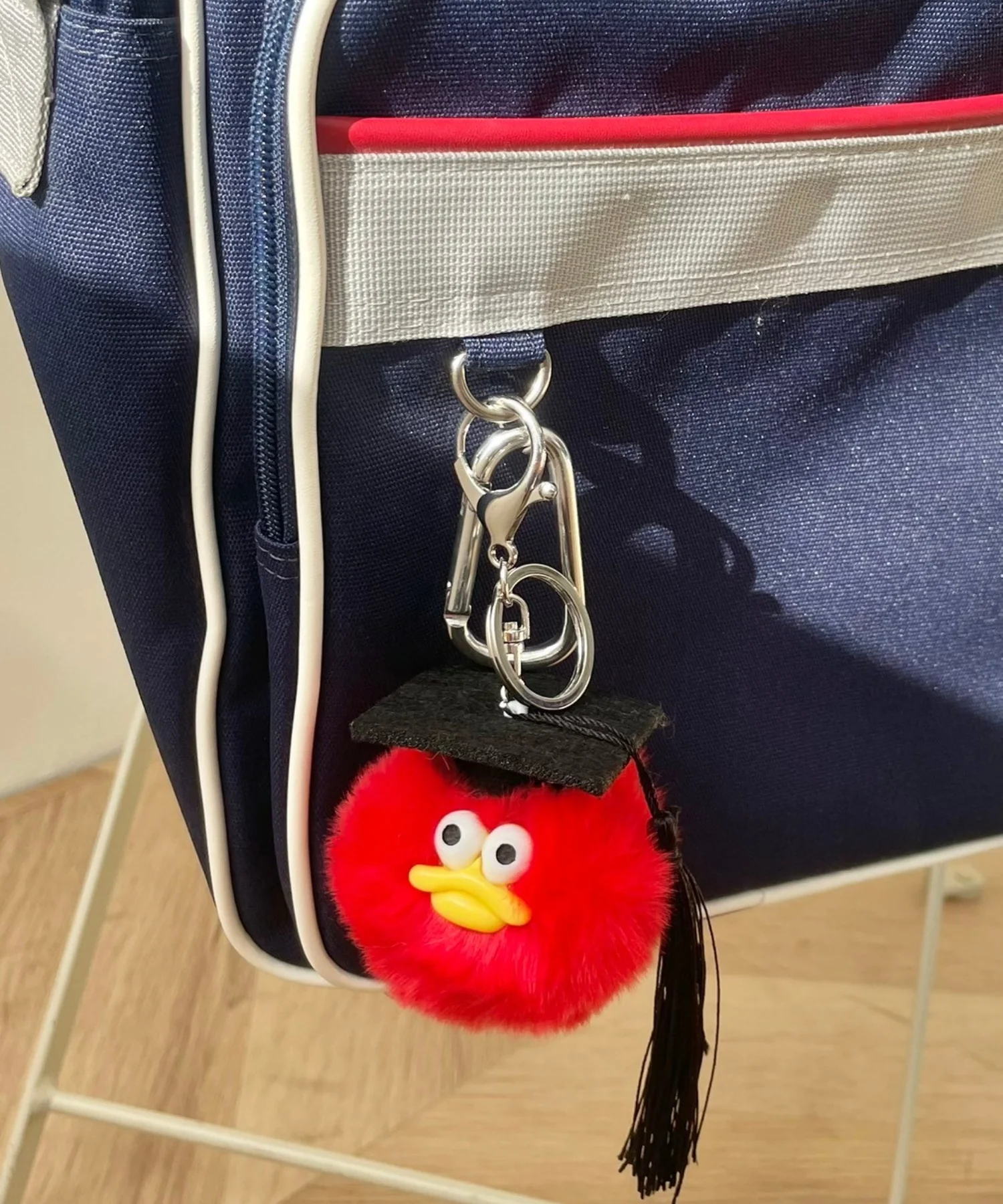 卒業おめおめモンスターぬいぐるみキーホルダー