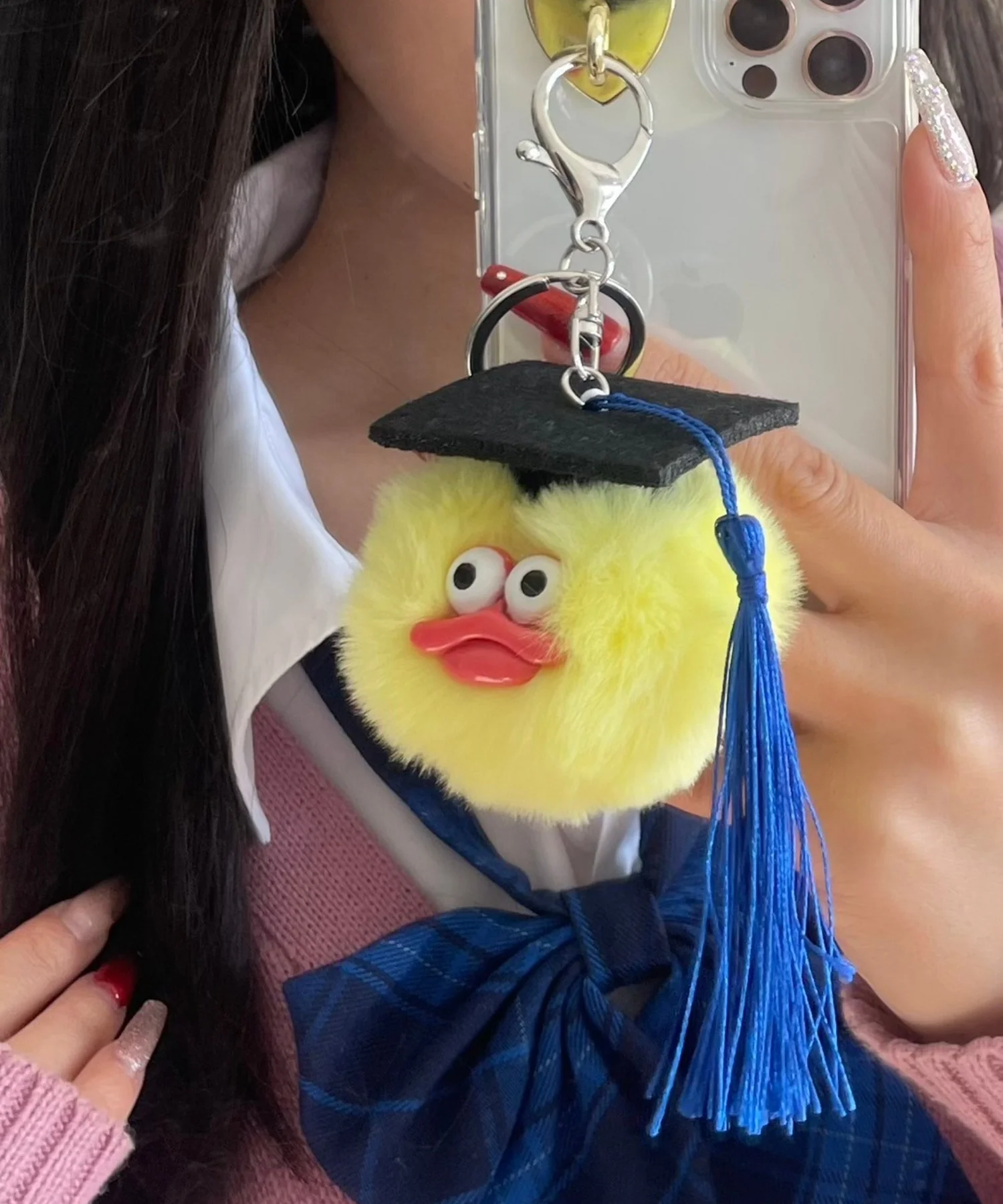 卒業おめおめモンスターぬいぐるみキーホルダー - Image 4