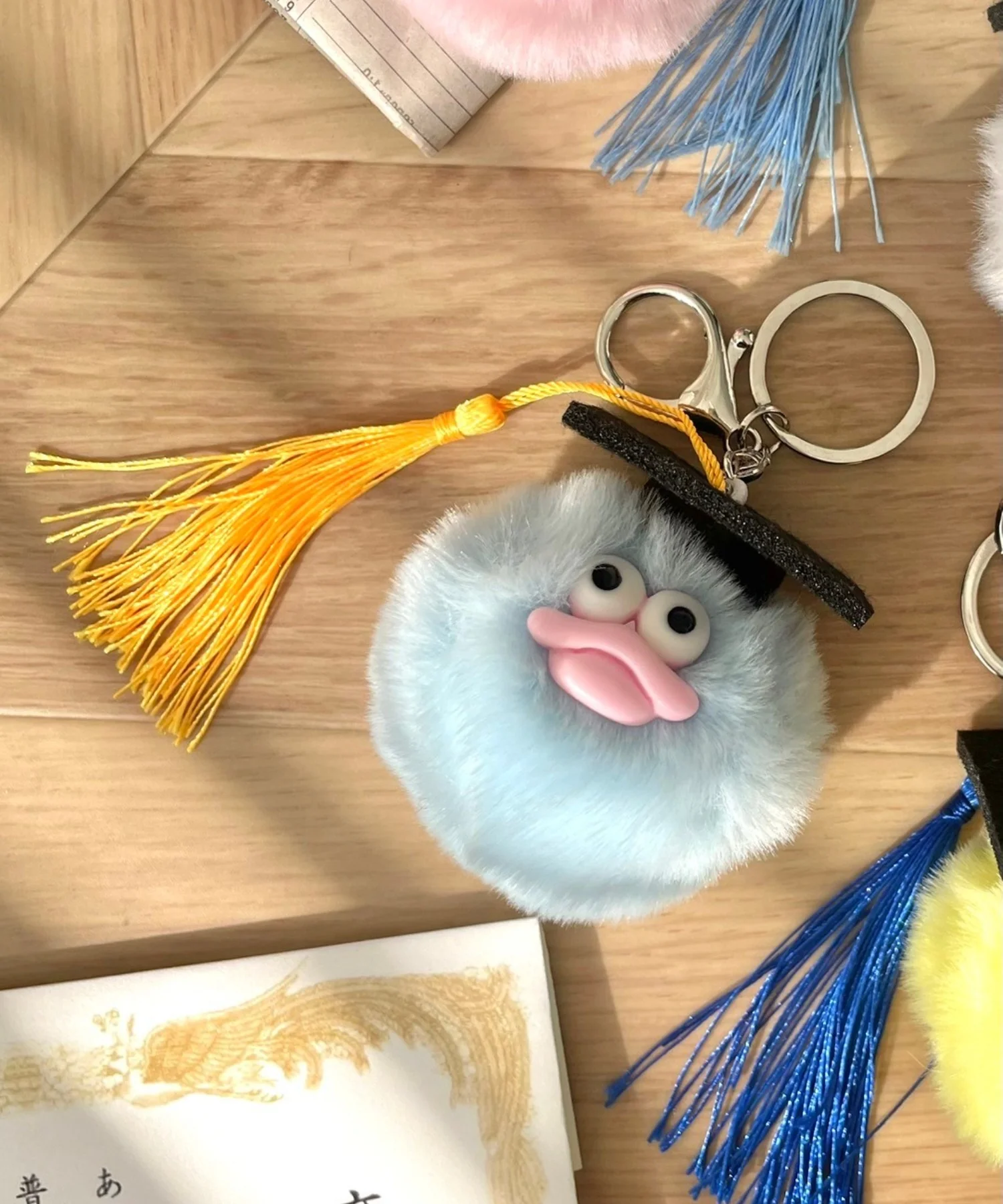 卒業おめおめモンスターぬいぐるみキーホルダー - Image 9