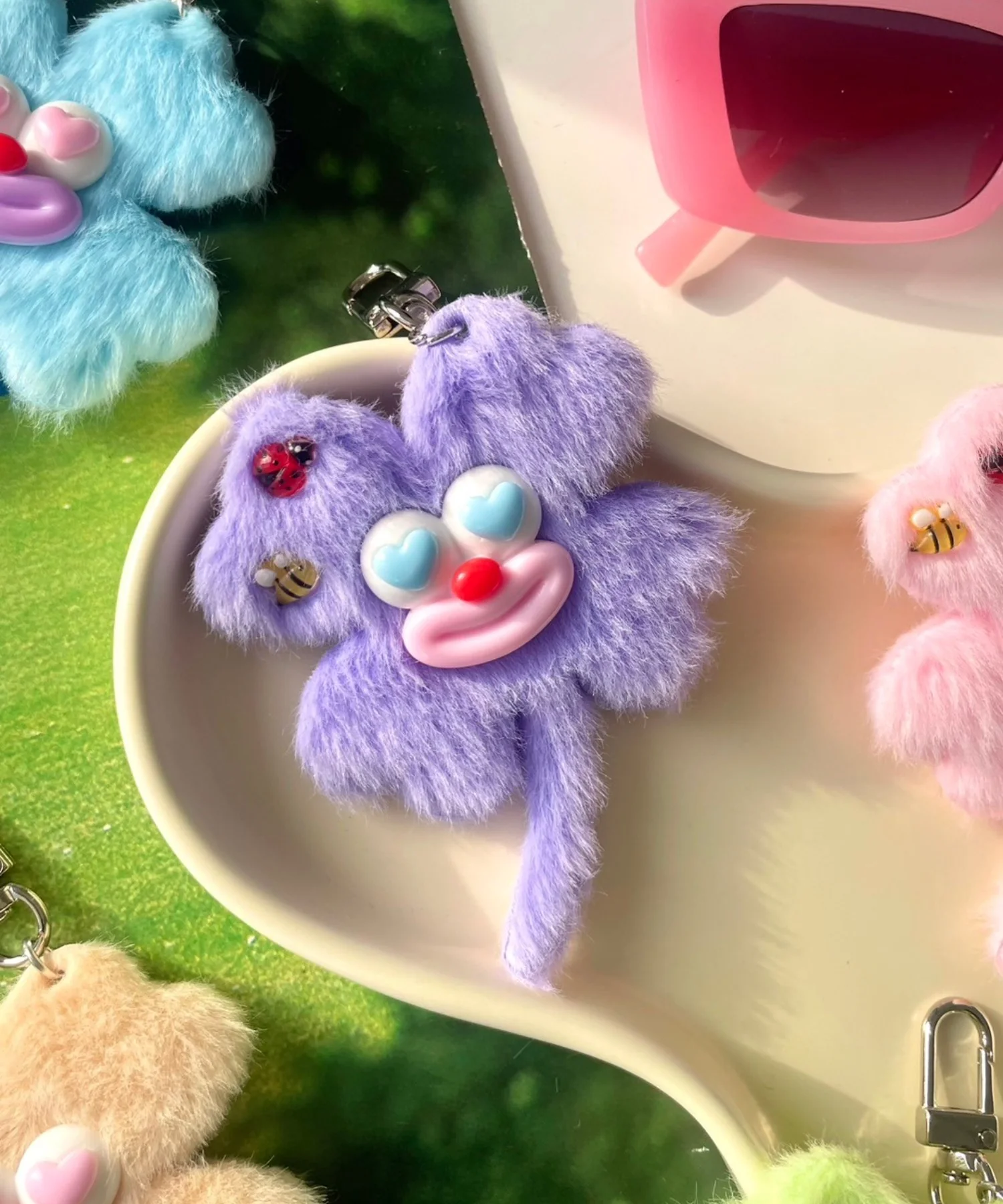 ハッピークローバーモンスターぬいぐるみキーホルダー - Image 11