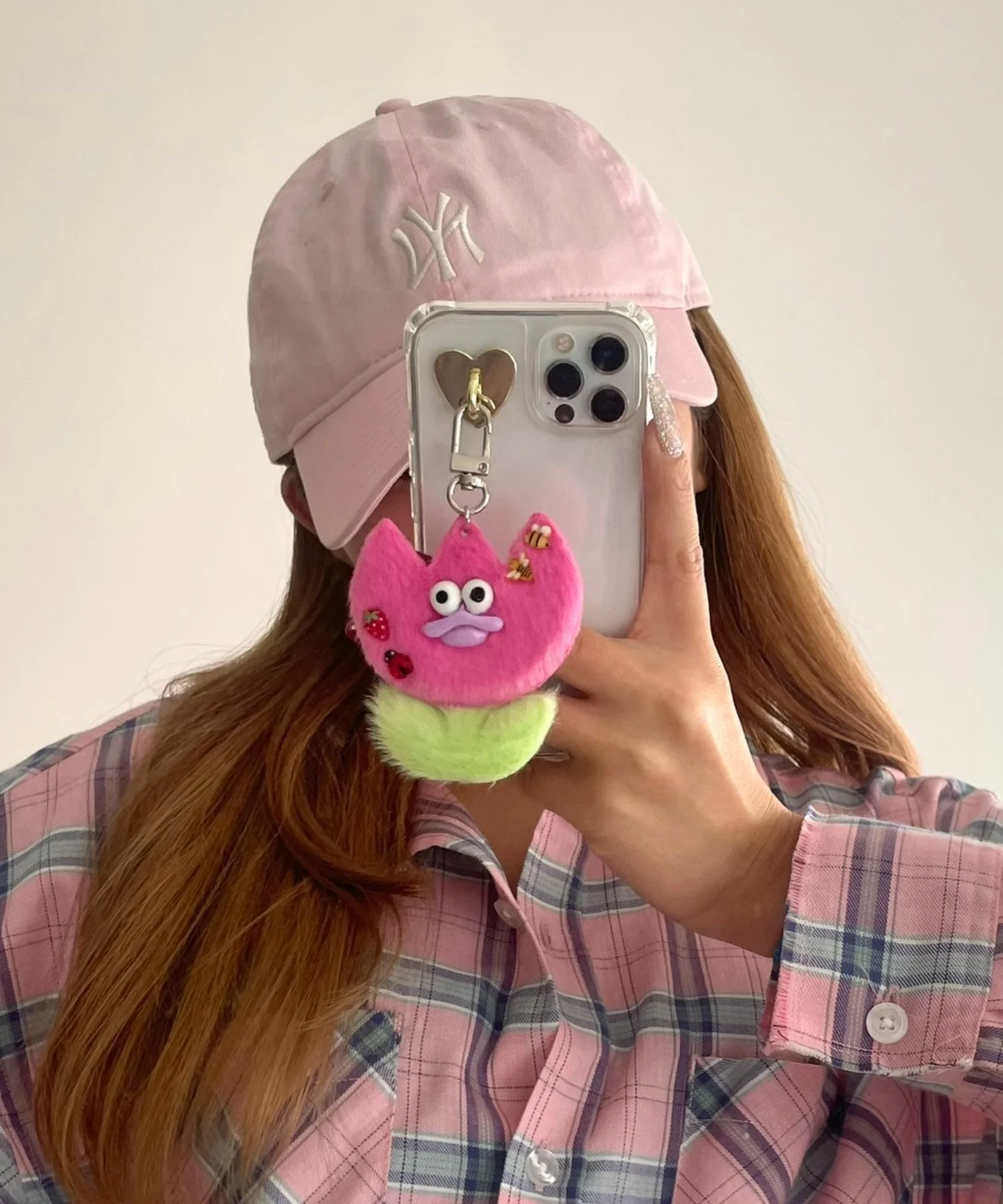 ラブリーチューリップモンスターぬいぐるみキーホルダー - Image 3