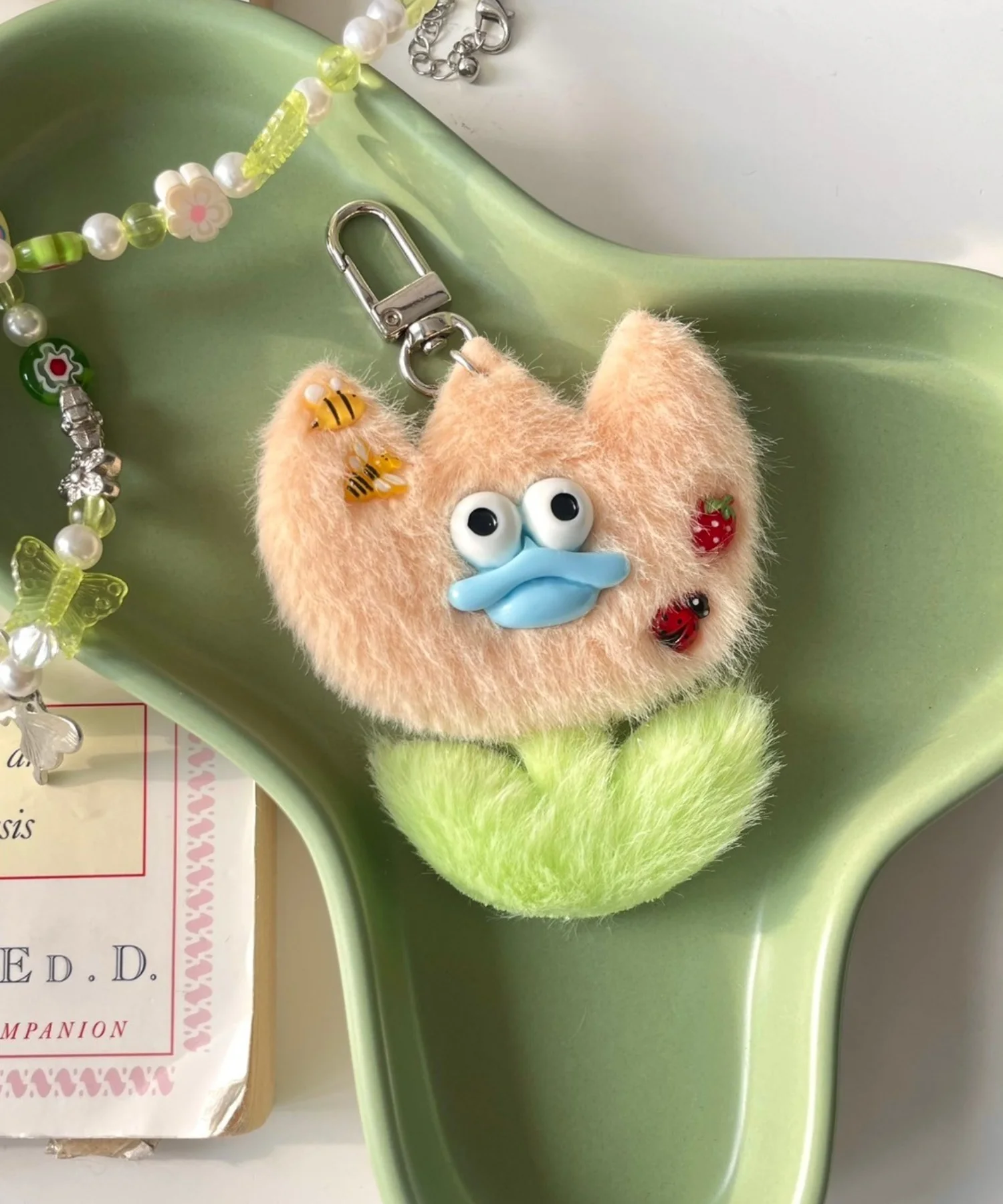 ラブリーチューリップモンスターぬいぐるみキーホルダー - Image 4