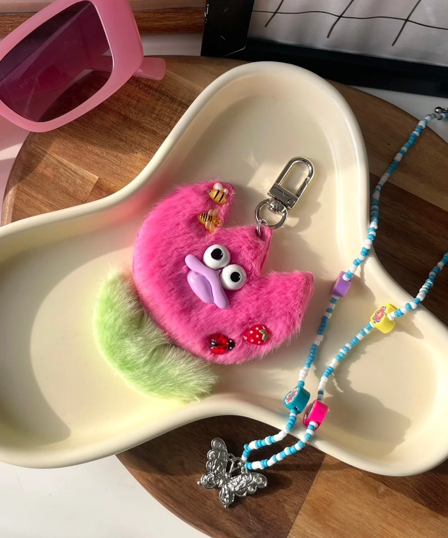 ラブリーチューリップモンスターぬいぐるみキーホルダー - Image 7