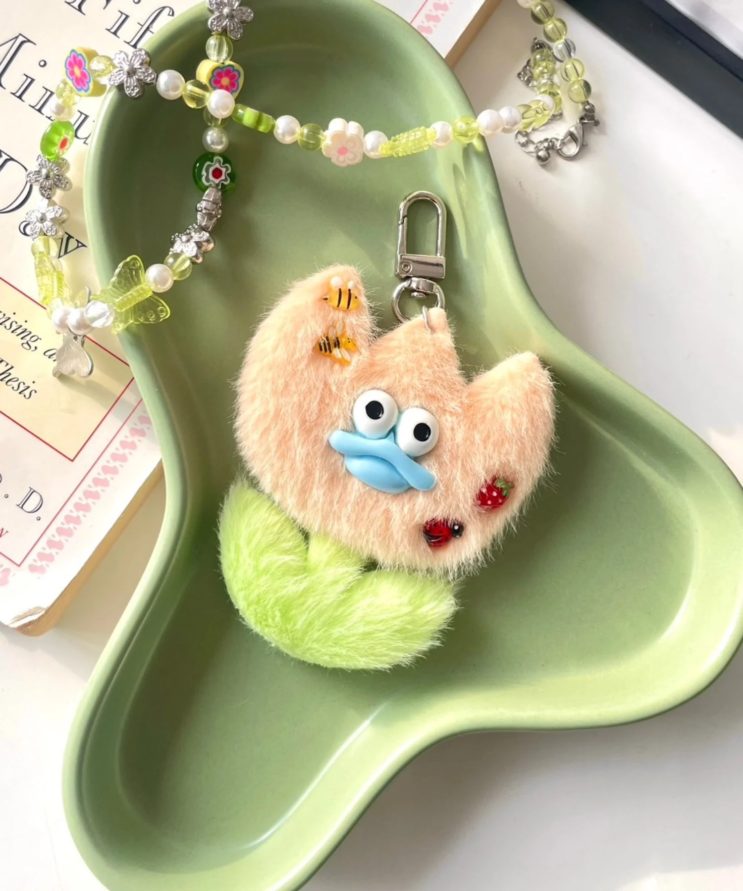 ラブリーチューリップモンスターぬいぐるみキーホルダー - Image 8