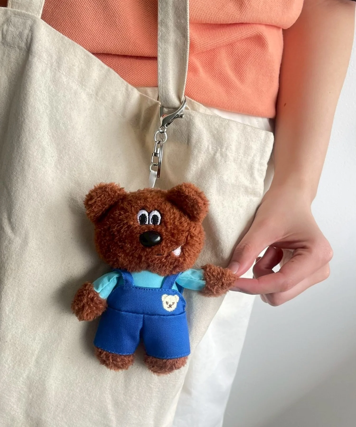 ぺろりんベアぬいぐるみキーホルダー - Image 3