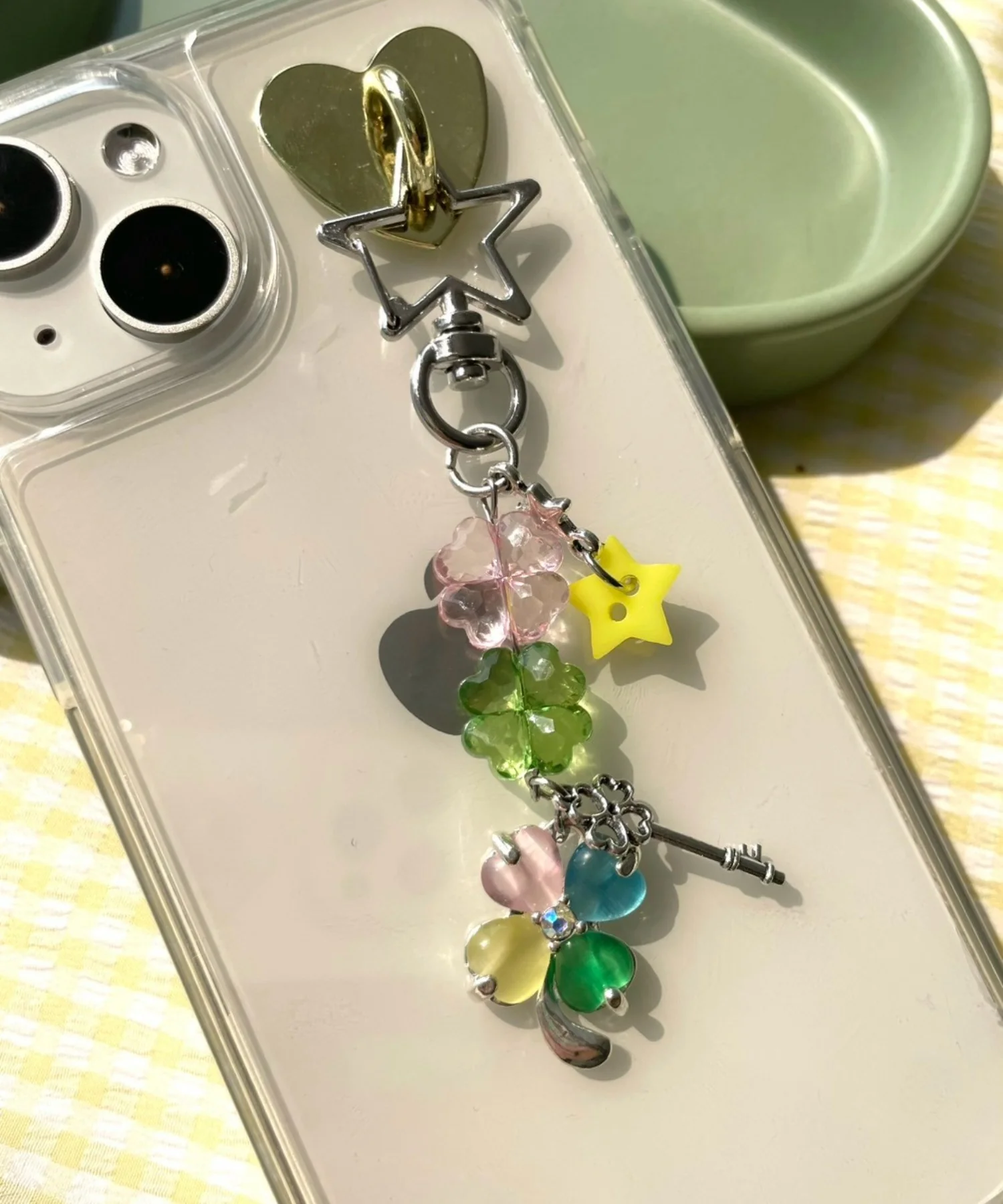 ビジュークローバービーズキーホルダー - Image 6