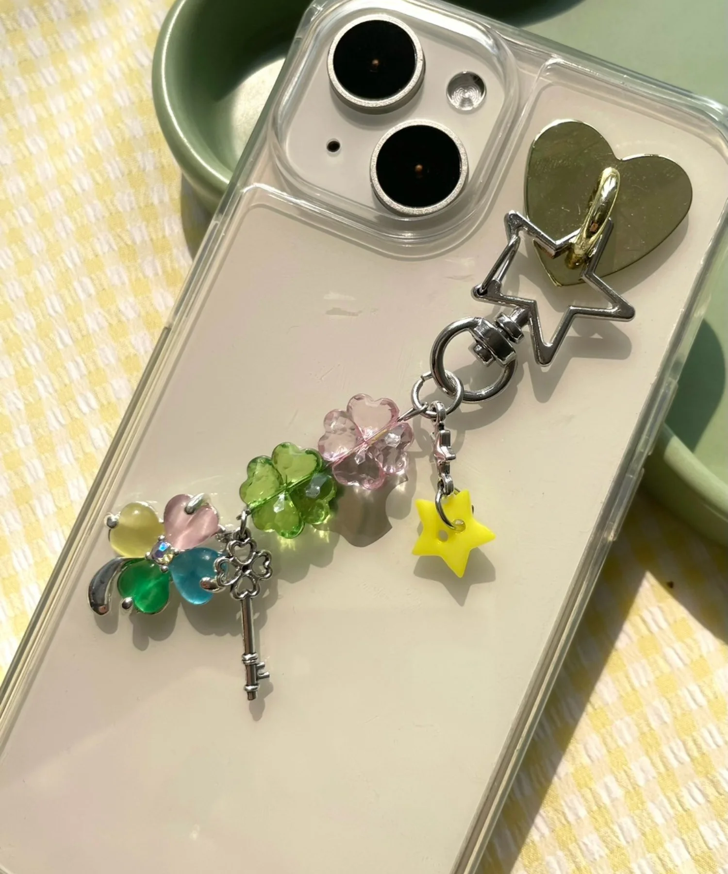 ビジュークローバービーズキーホルダー - Image 8