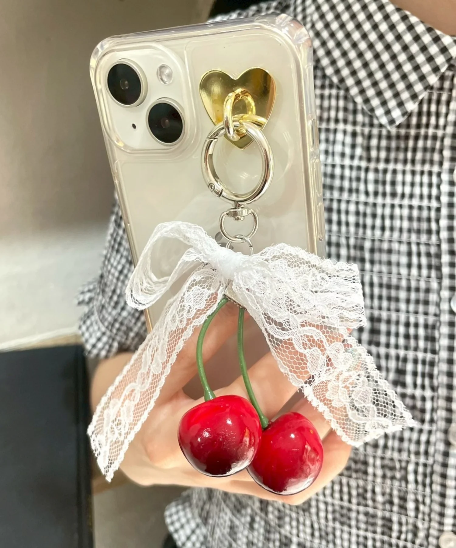ビッグチェリーリボンキーホルダー - Image 2