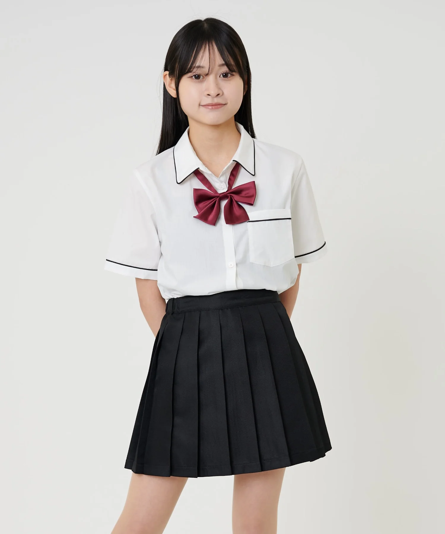 スクールパイピングシャツS／S - Image 2
