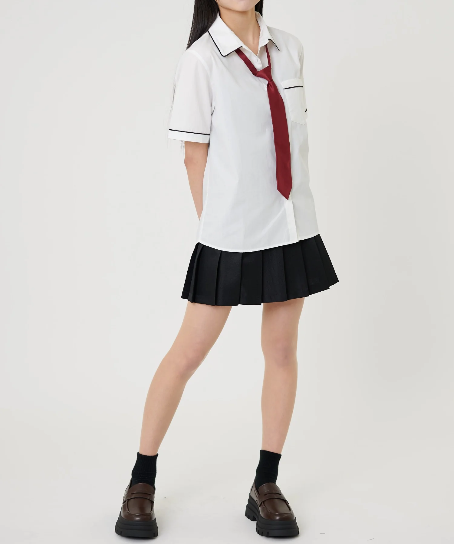 スクールパイピングシャツS／S - Image 3