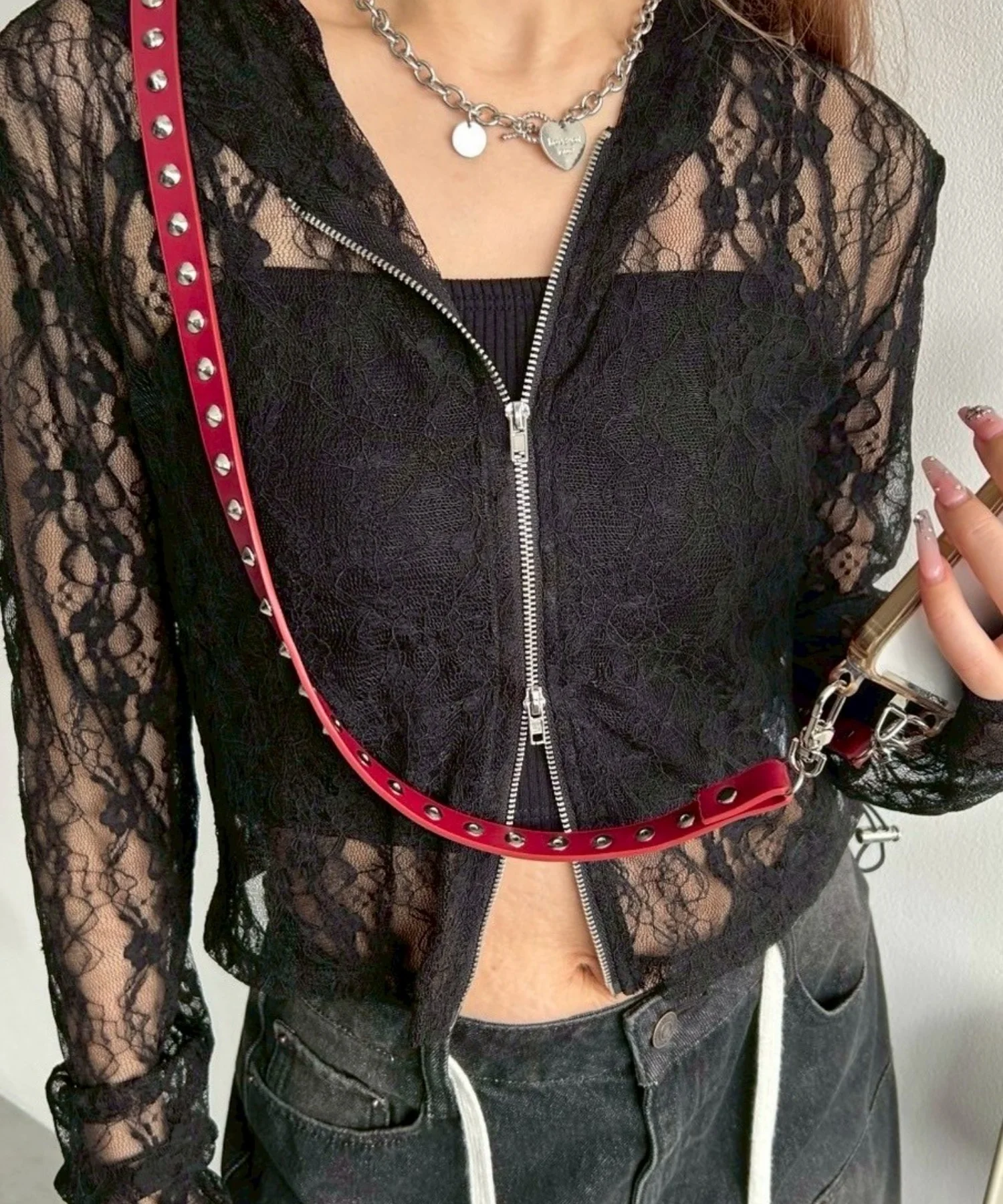 PUスタッズストラップ - Image 8