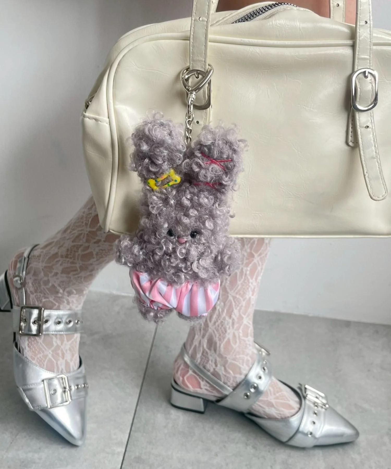 もこもこぱんつラビットぬいぐるみキーホルダー - Image 10