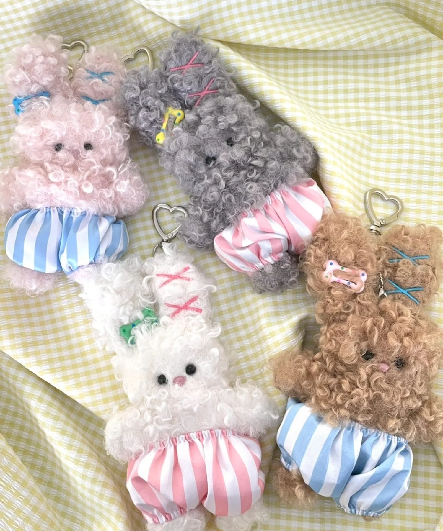 もこもこぱんつラビットぬいぐるみキーホルダー - Image 5