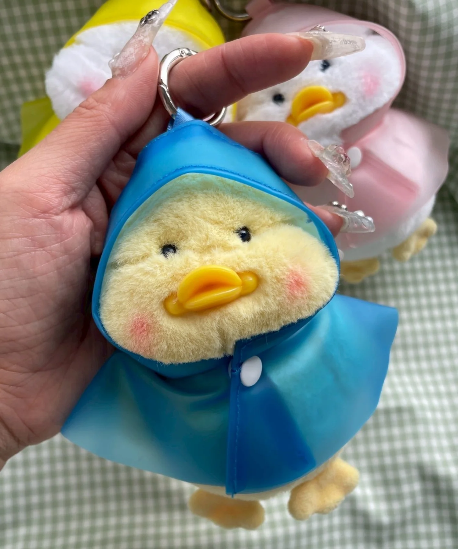 レインコートあひるぬいぐるみキーホルダー - Image 2