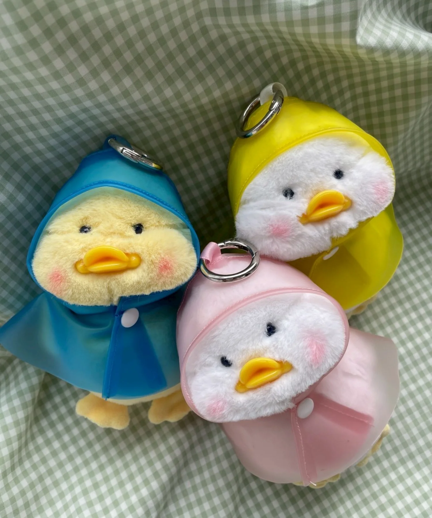 レインコートあひるぬいぐるみキーホルダー - Image 4