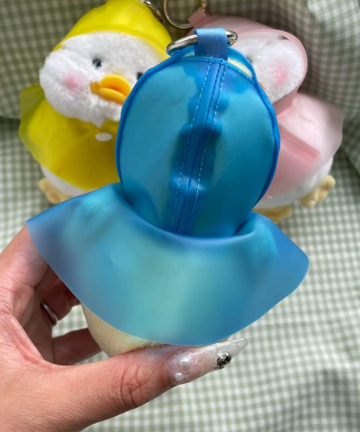 レインコートあひるぬいぐるみキーホルダー - Image 5