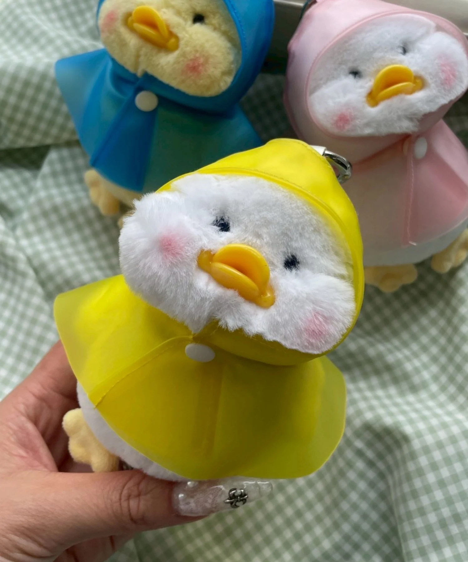 レインコートあひるぬいぐるみキーホルダー - Image 8