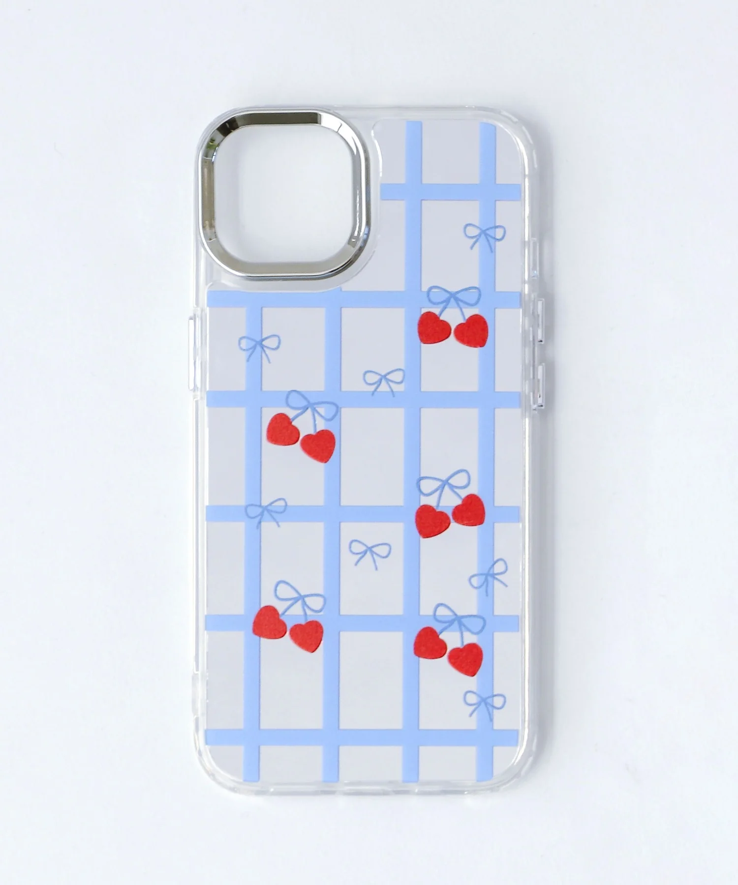 ミラーチェリーチェックiphoneケース - Image 2