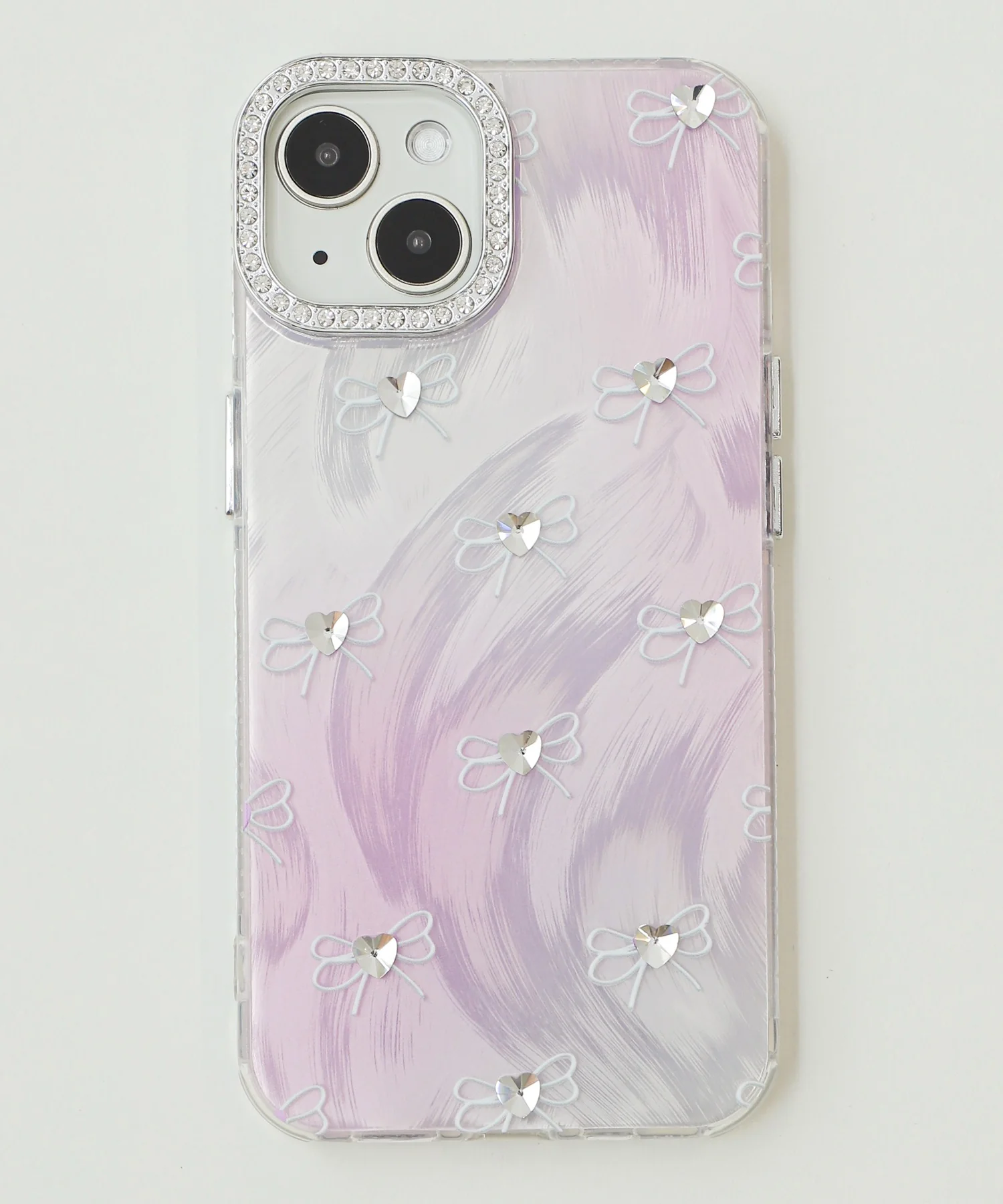 ビジューリボンiphoneケース(ピンク) - Image 5