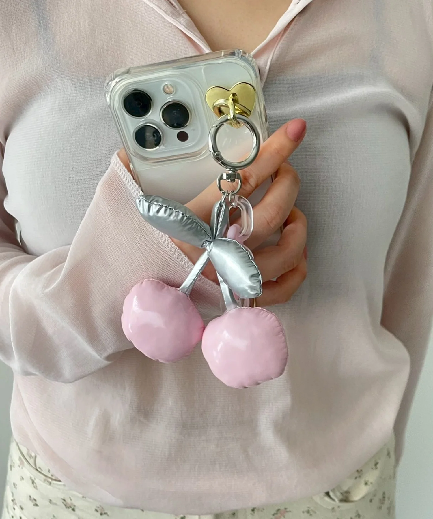 BIGチェリーチェーンキーホルダー - Image 3