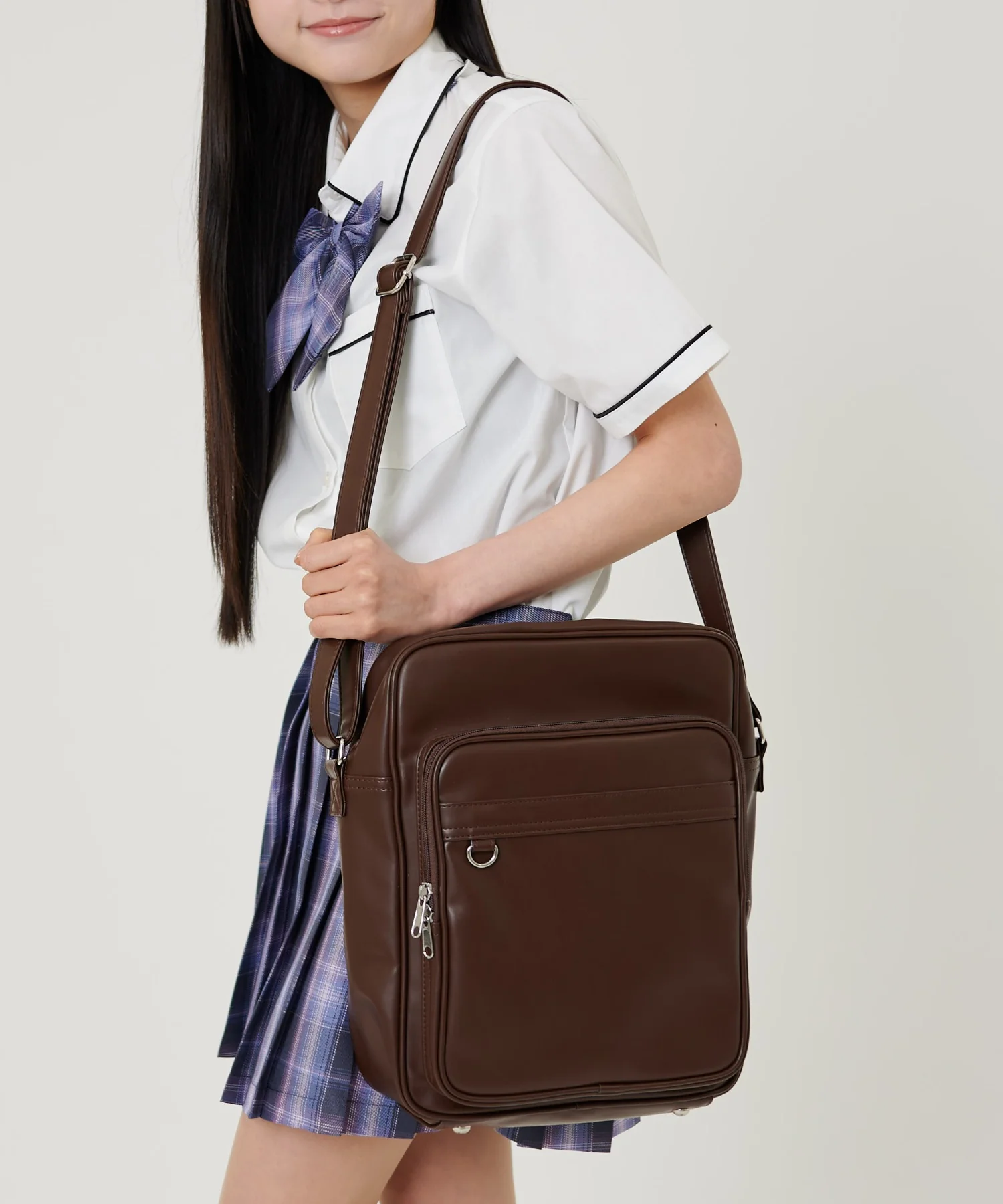 PUスクールショルダーバッグ - Image 4