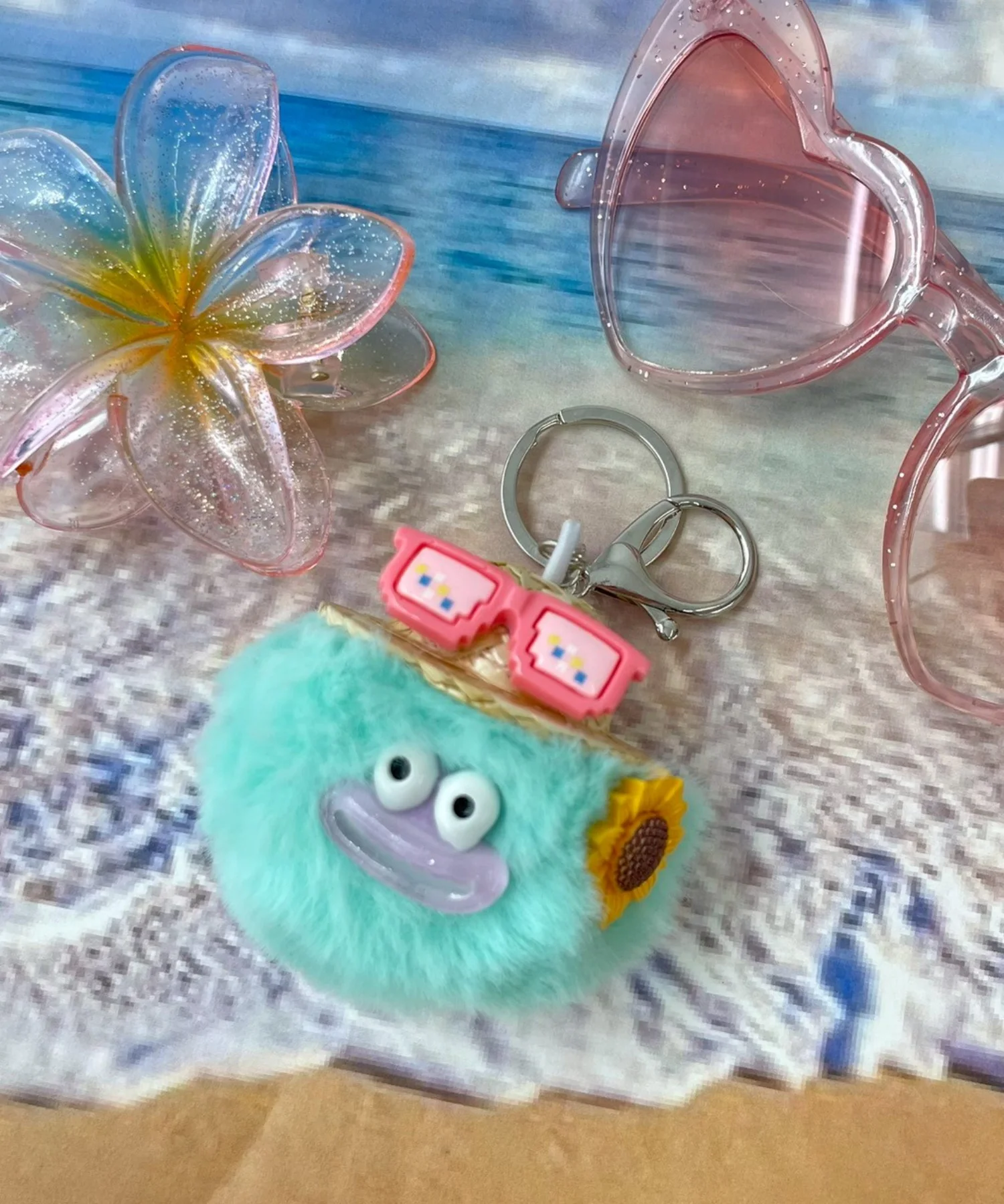 サマバケ麦わらモンスターぬいぐるみキーホルダー - Image 7