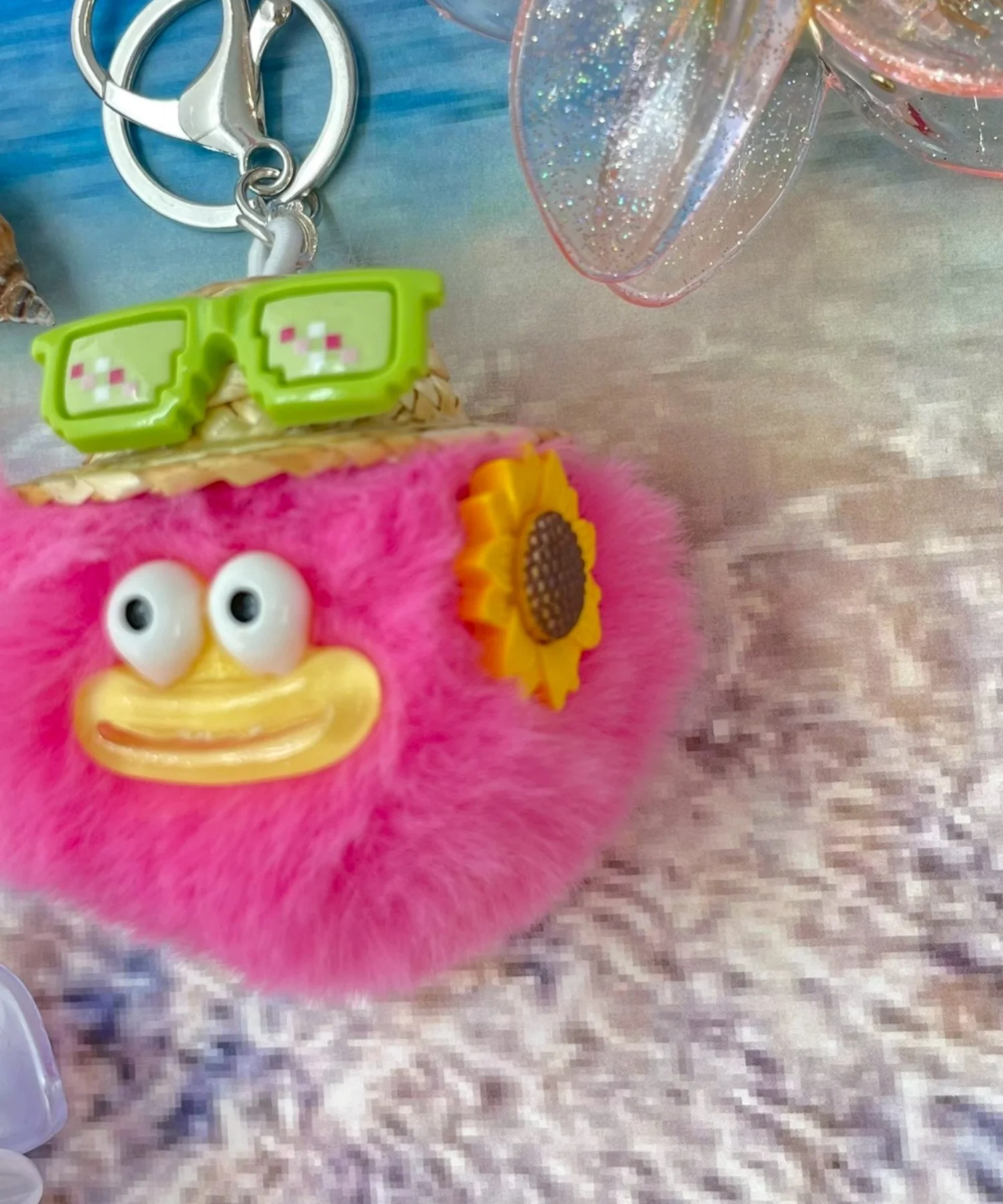 サマバケ麦わらモンスターぬいぐるみキーホルダー - Image 8