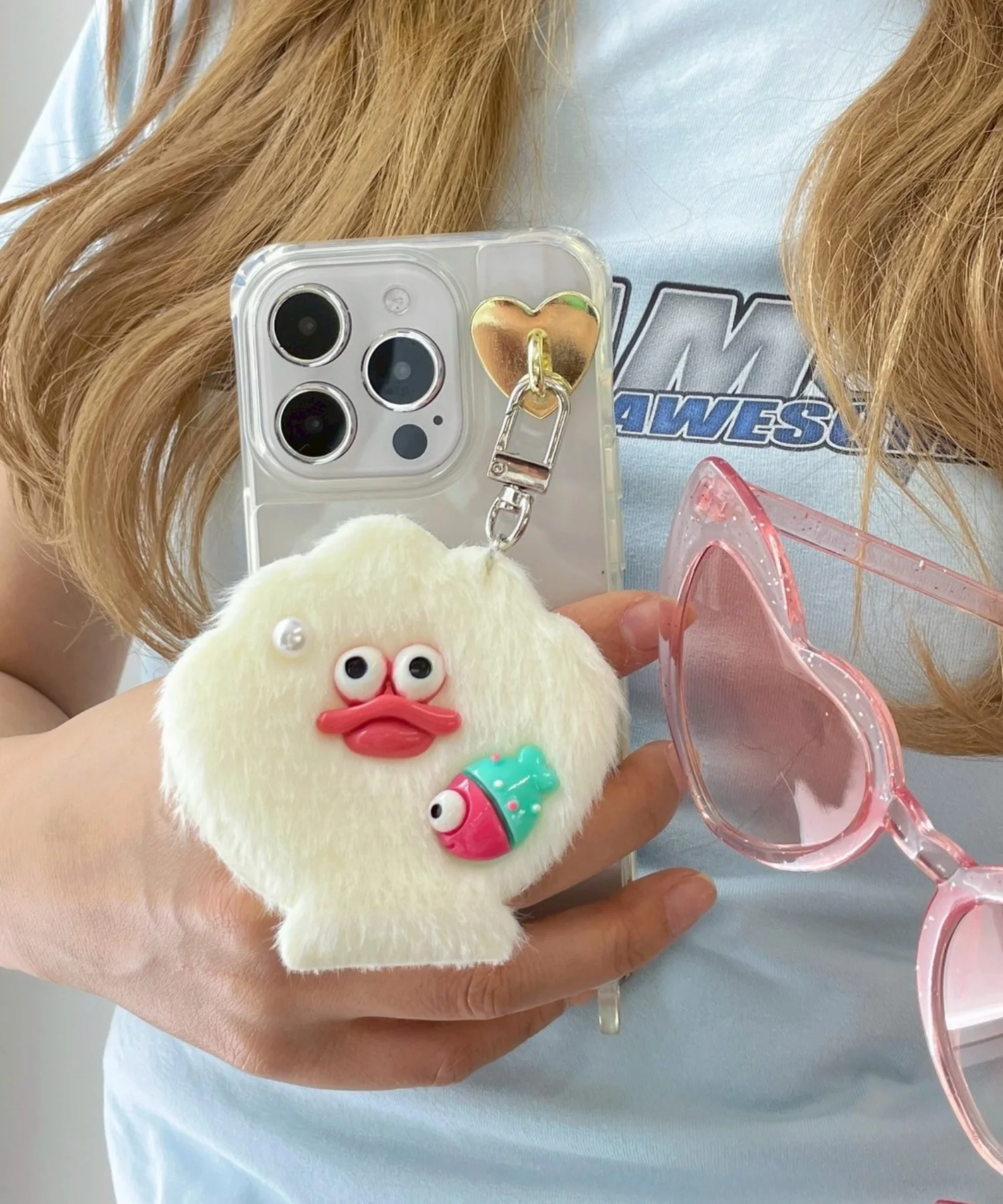 ミニフレッシュシェルモンスターぬいぐるみキーホルダー - Image 5