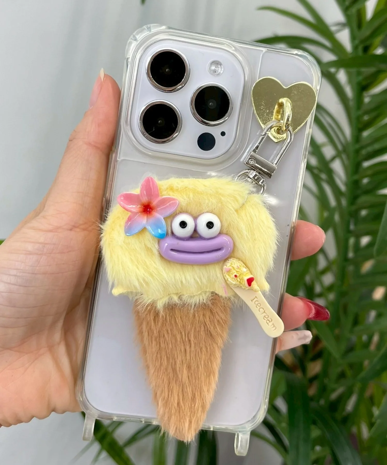 ミニデリシャスアイスクリームモンスターぬいぐるみキーホルダー - Image 4