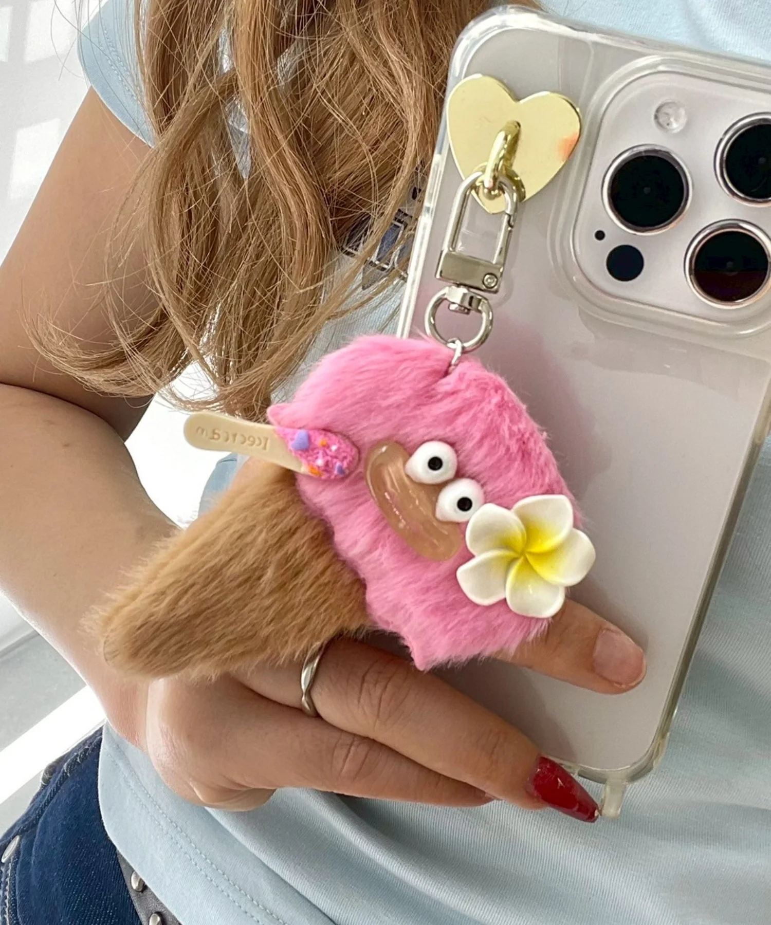 ミニデリシャスアイスクリームモンスターぬいぐるみキーホルダー - Image 8