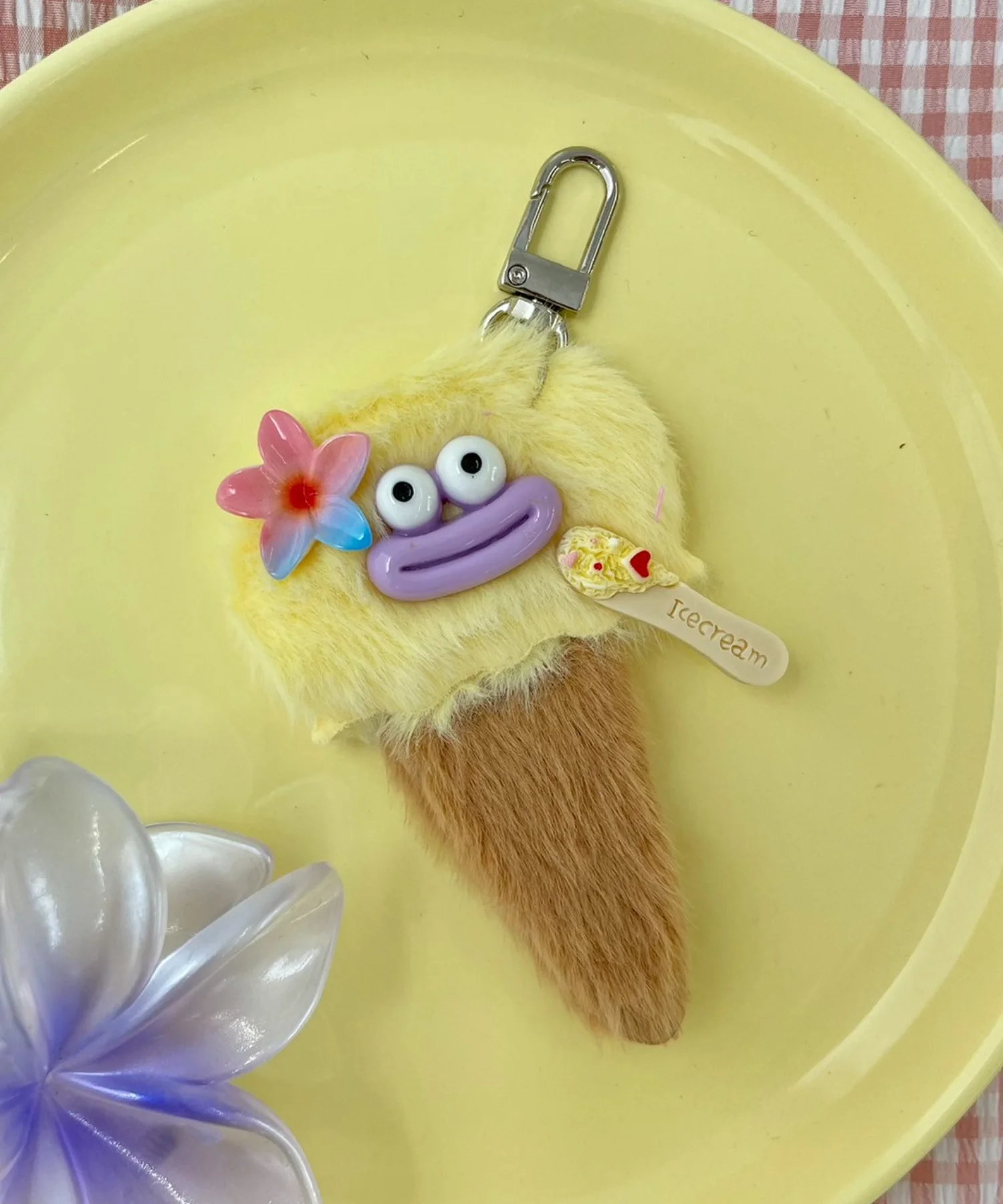 ミニデリシャスアイスクリームモンスターぬいぐるみキーホルダー - Image 9