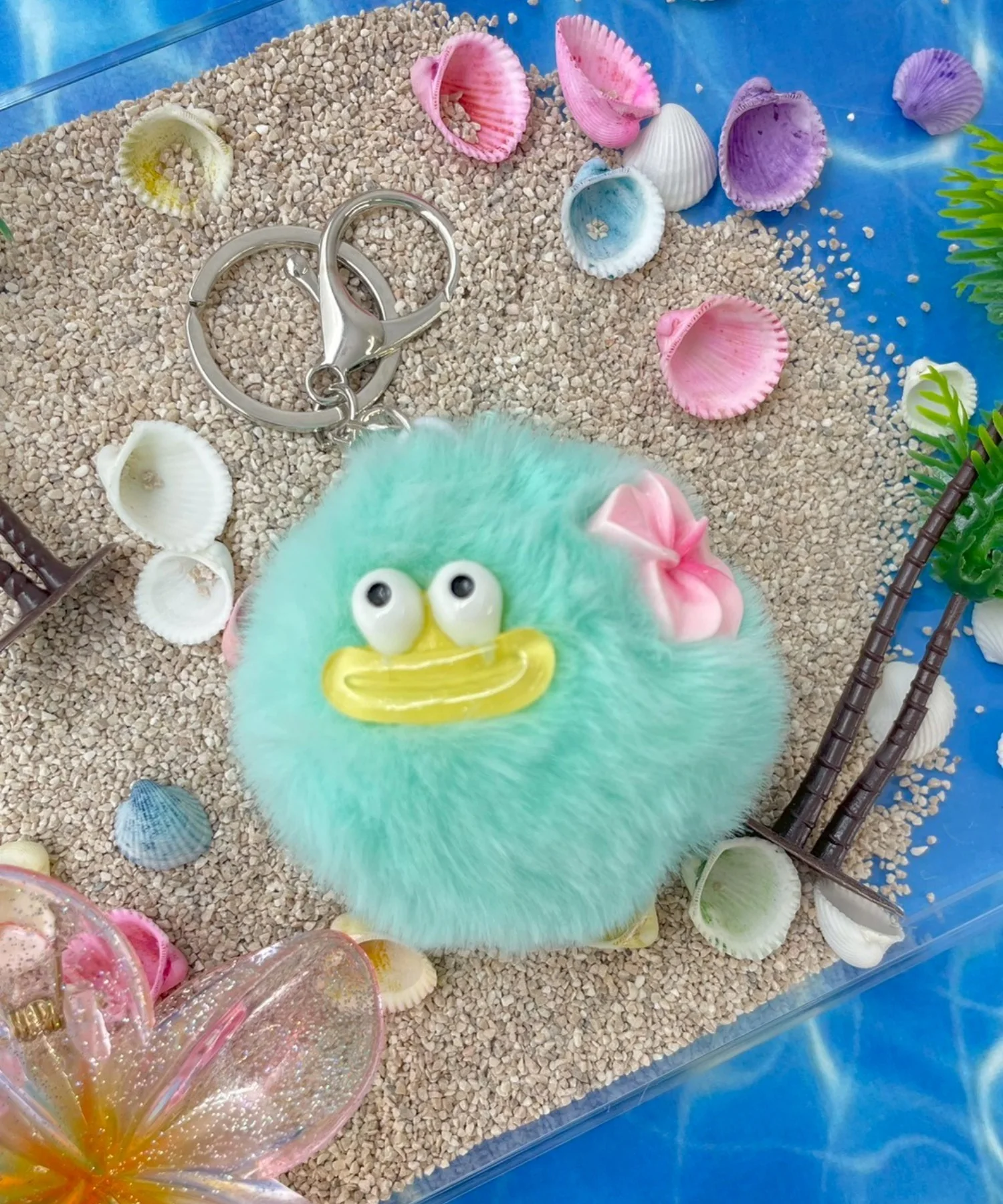 アゲアゲハイビスカスモンスターぬいぐるみキーホルダー - Image 3