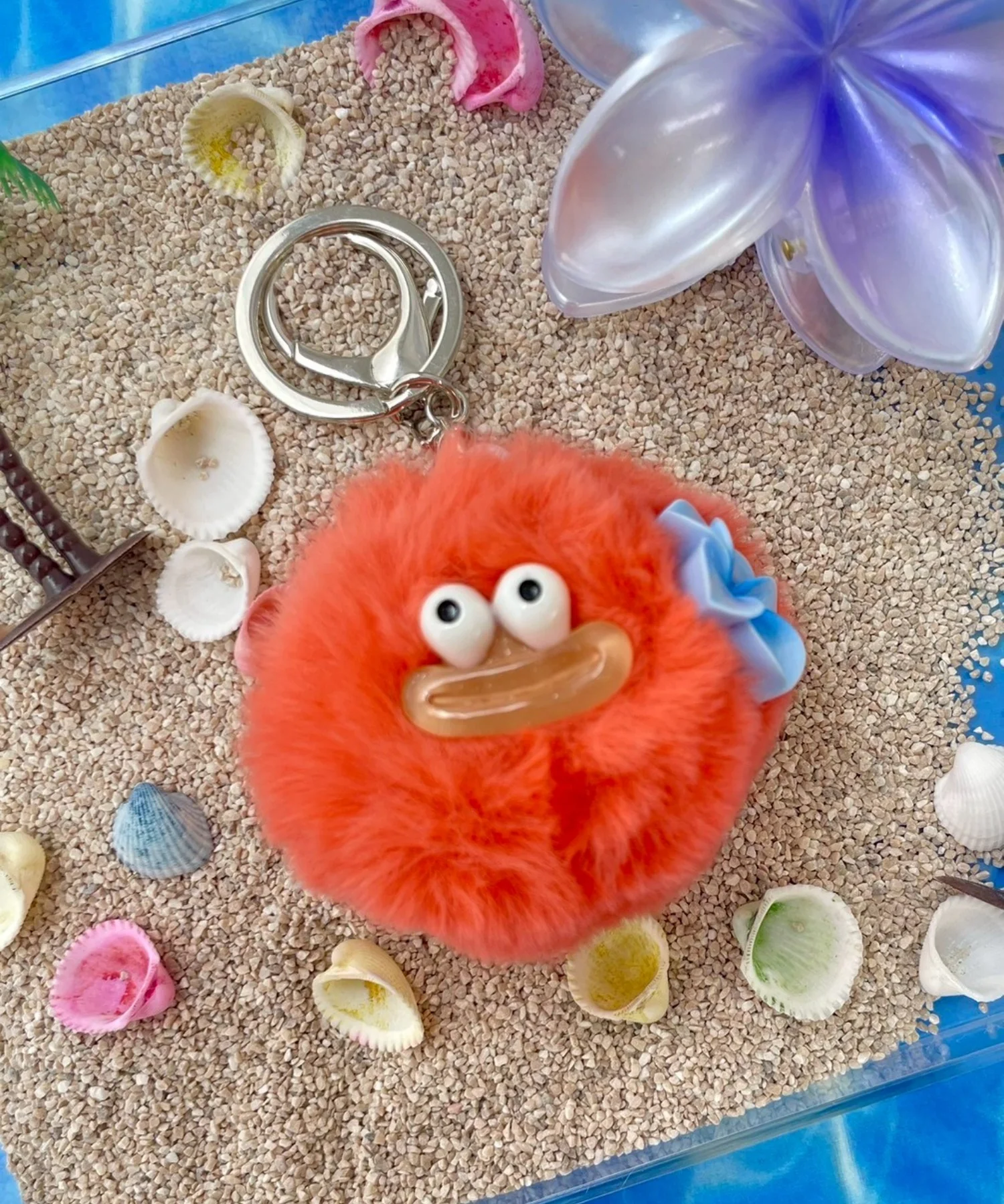 アゲアゲハイビスカスモンスターぬいぐるみキーホルダー - Image 5
