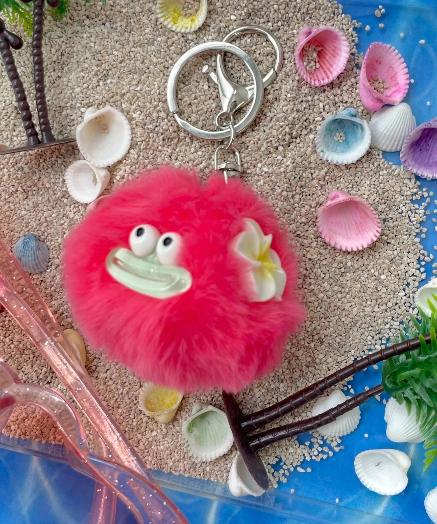 アゲアゲハイビスカスモンスターぬいぐるみキーホルダー - Image 8