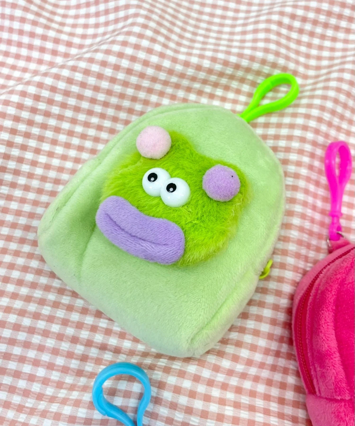 カラフルくまくまモンスターぬいぐるみポーチ - Image 2