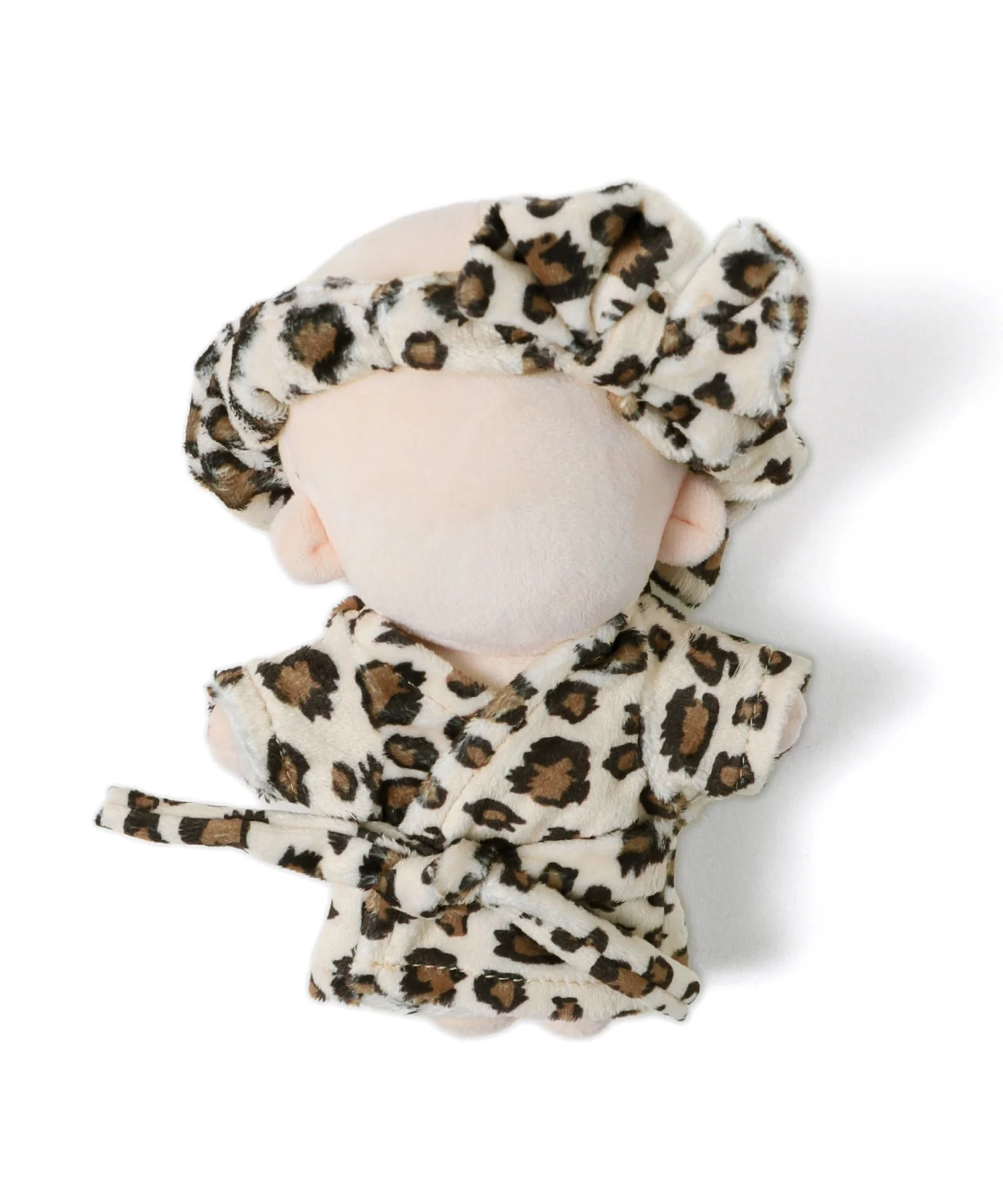 ぬいバスローブセット（レオパード）15cm - Image 4
