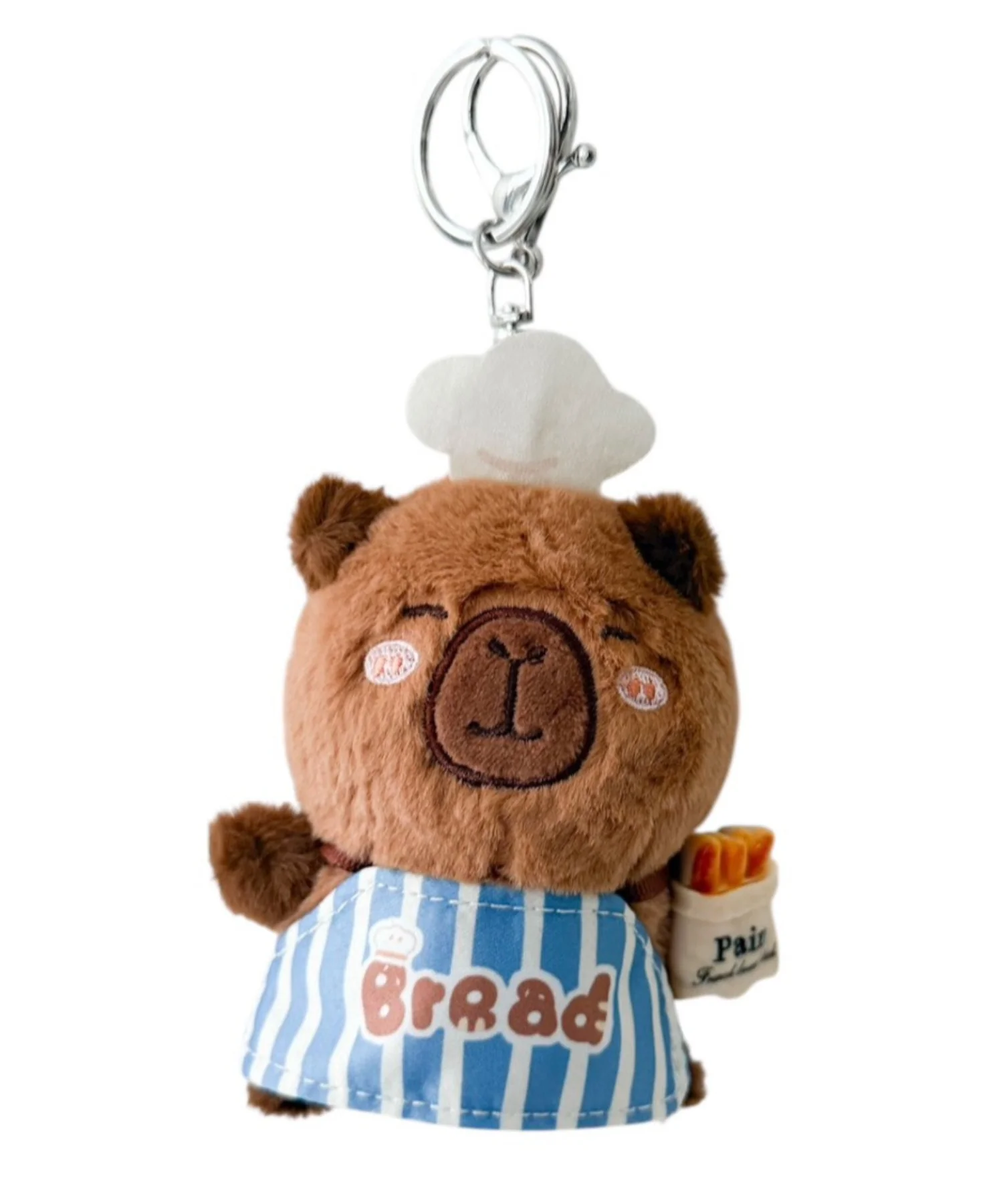 店員カピバラぬいぐるみキーホルダー - Image 2