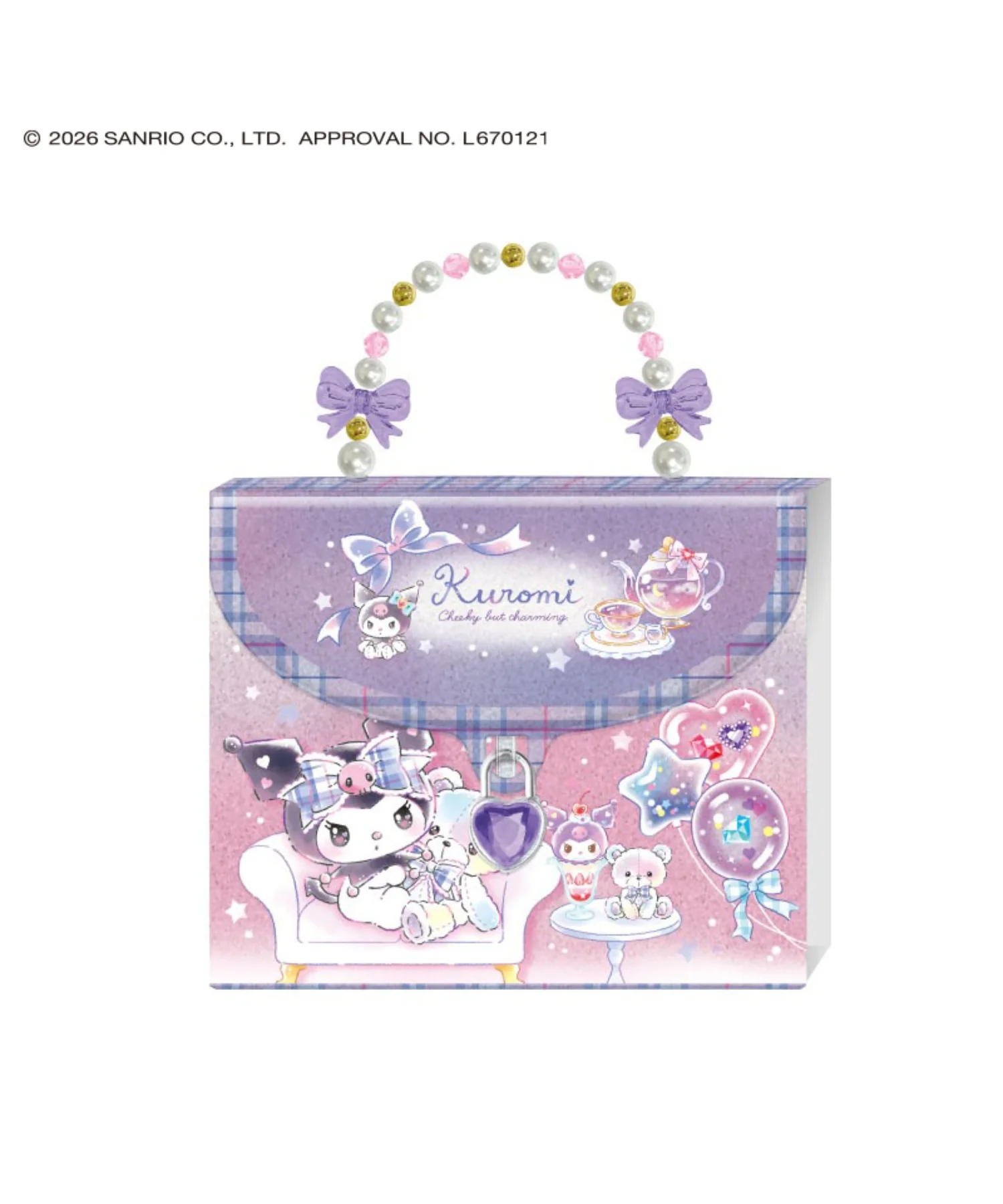 サンリオキャラクターズ カギつきシールコレクションバッグ - Image 3