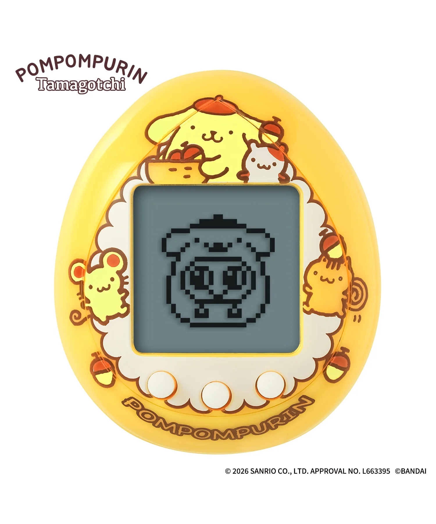 POMPOMPURIN Tamagotchi ベーシックオレンジver.