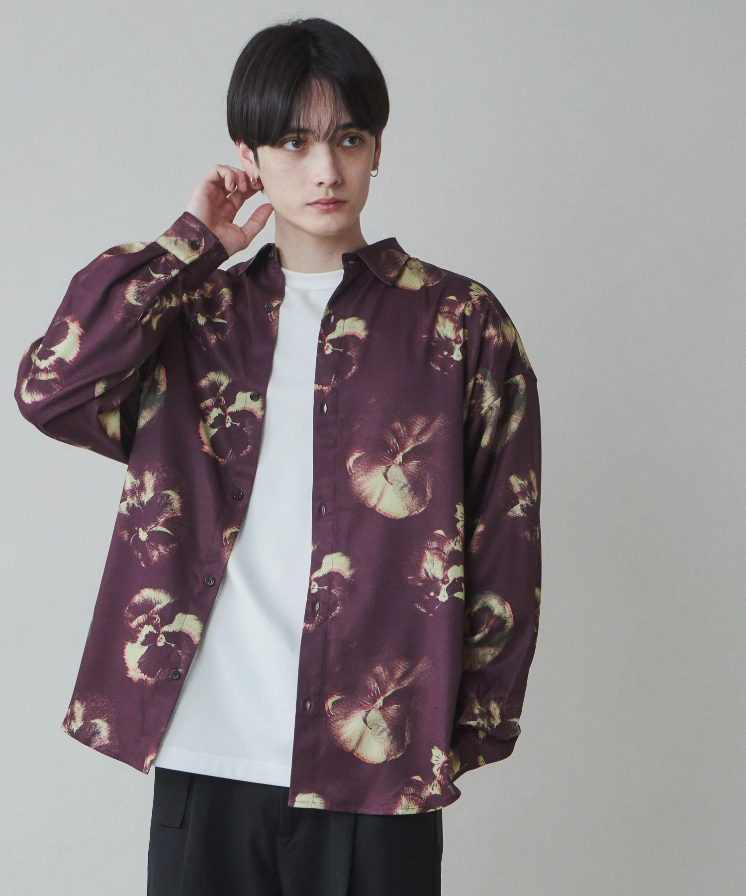 アムンゼン総柄BIGシャツ - Image 4
