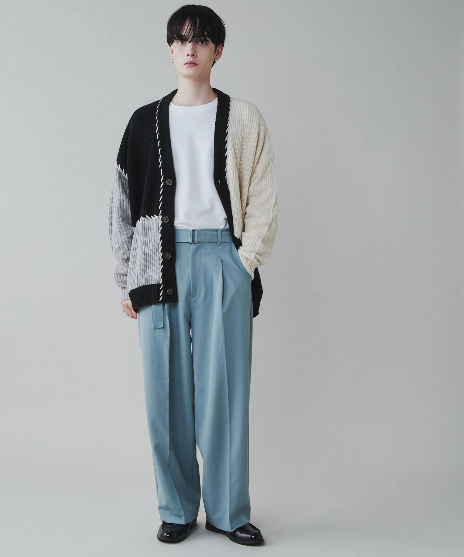 トロミベルト付きワイドスラックス - Image 12