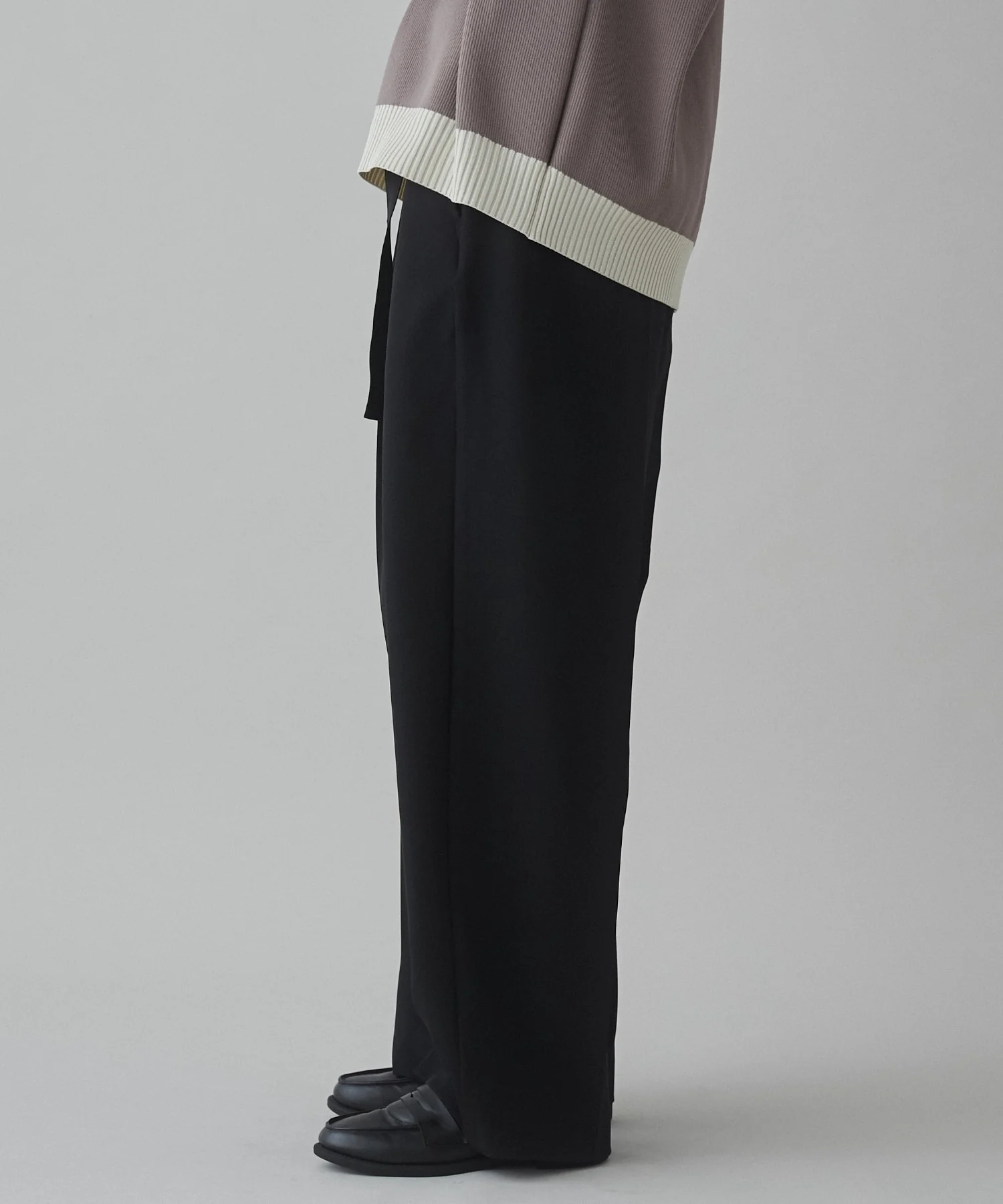 トロミベルト付きワイドスラックス - Image 22