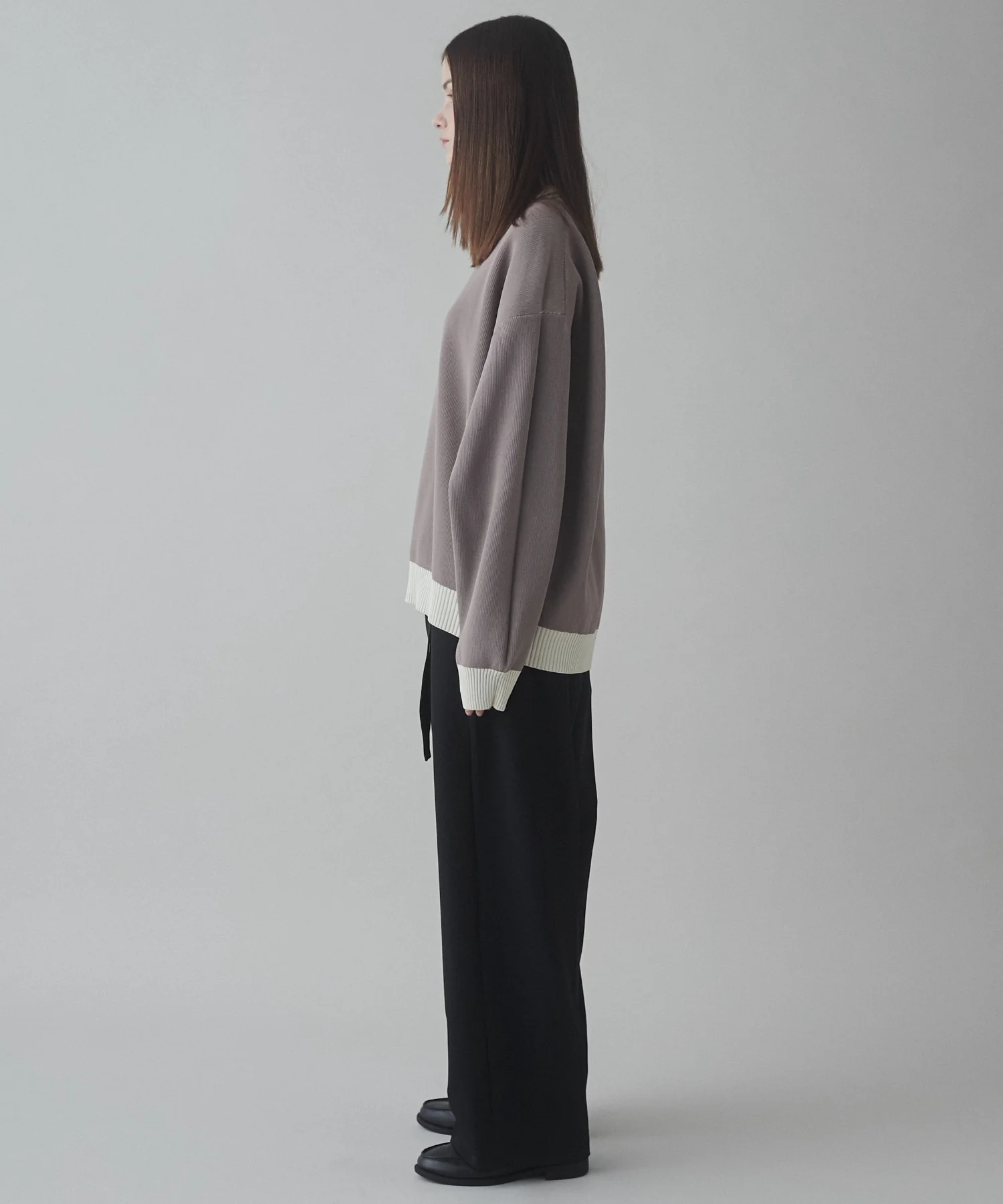 トロミベルト付きワイドスラックス - Image 24